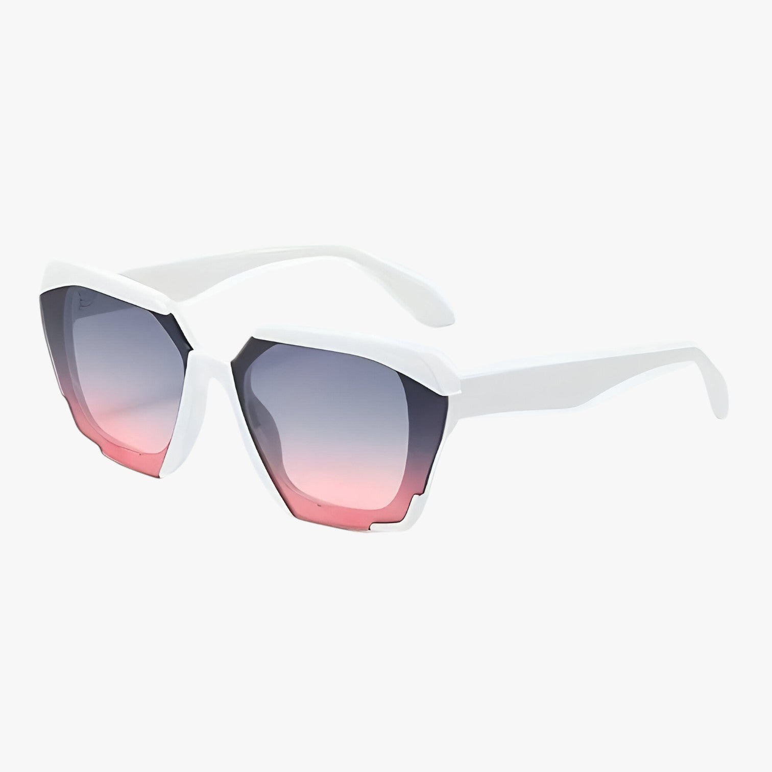 Occhiali da sole quadrati sfumati da donna - Bianco - donna Fashion Sunglasses occhiali occhiali sole polarized sunglasses women quadrati sfumati sole sunglasses sunglasses for women - Concept Palermo