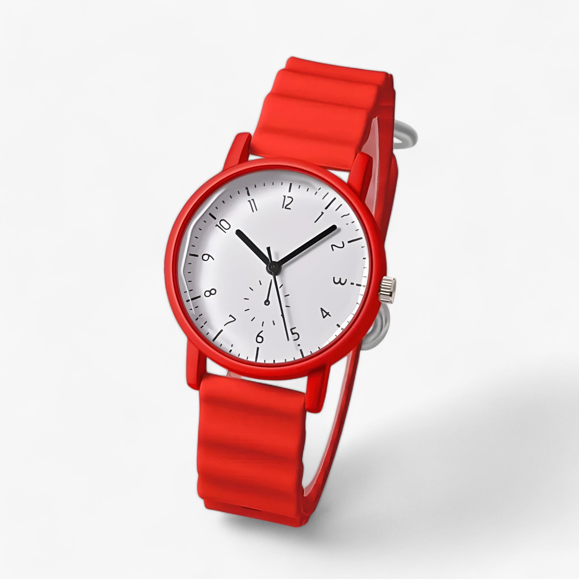 Orologio da golf con cinturino in silicone - Rosso - cinturino golf ladies watch orologio orologio golf silicone watch for women watches WOMEN wrist watches for women - Concept Palermo