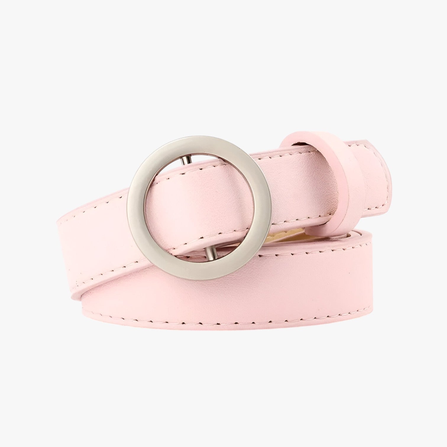 Cintura sottile e versatile per ogni look Donna - rosa Non poroso Fibbia rotonda 2.3x105 - Belts cintura cintura sottile donna look ogni sottile versatile waist belt for women Womens belt - Concept Palermo