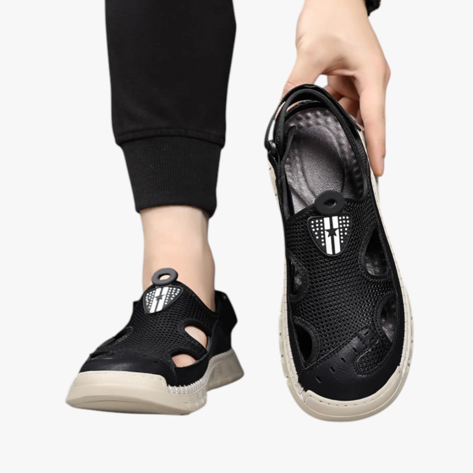Scarpe Estive Uomo Traspiranti, Antiscivolo e Ultra Comode - - antiscivolo breathable sandals casual sandals comode estive sandals scarpe scarpe estive traspiranti uomo walking sandals - Concept Palermo