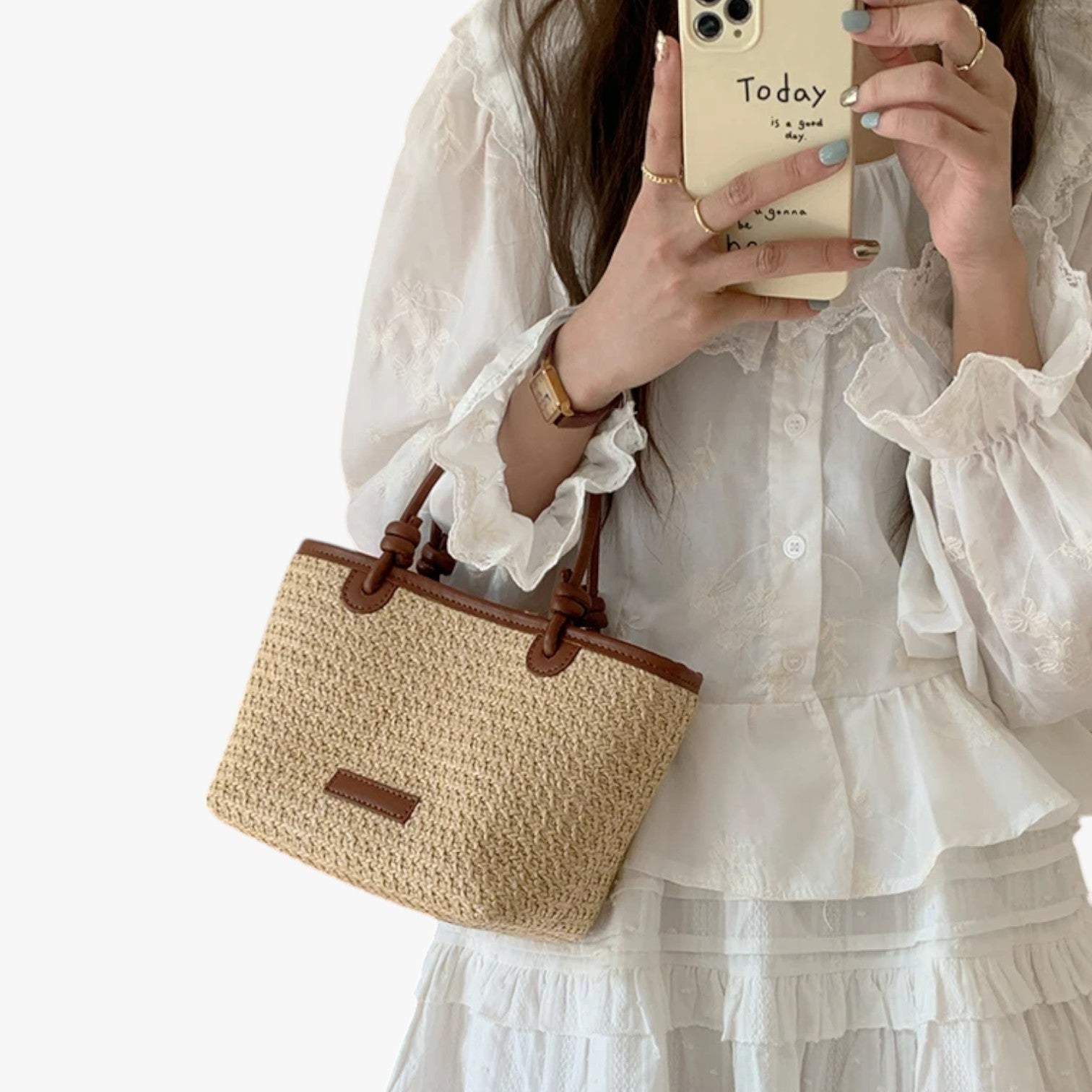 Borsa Estiva in Paglia Leggera, Chic e Pronta per la Spiaggia - - bag Bags borsa borsa estiva chic estiva handbags leggera paglia pronta women bag women bags Women's handbags - Concept Palermo