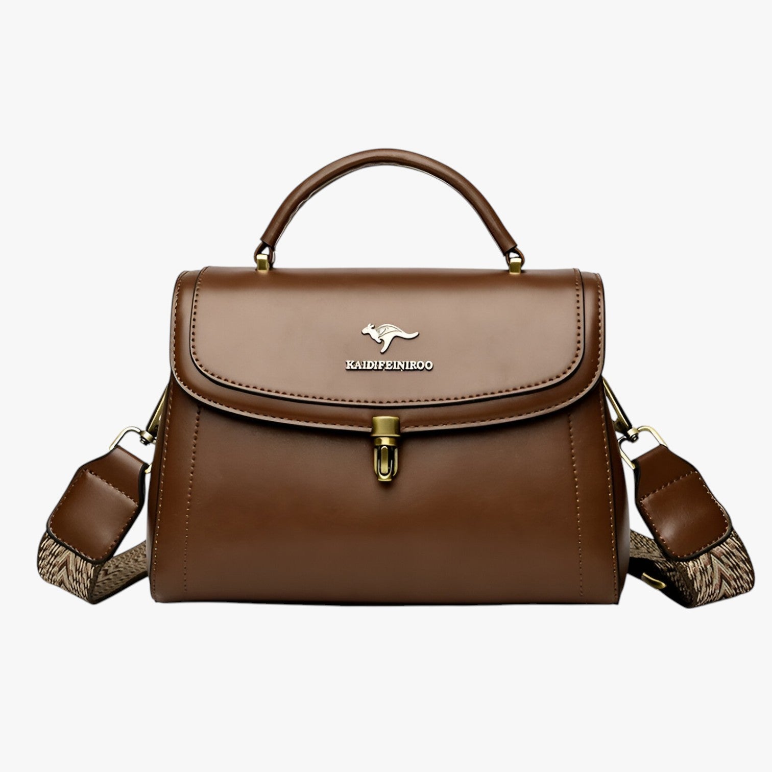 Borsa a tracolla e a spalla in pelle - Cachi - Bags borsa borsa tracolla handbags pelle spalla tracolla women bags Women's handbags - Concept Palermo
