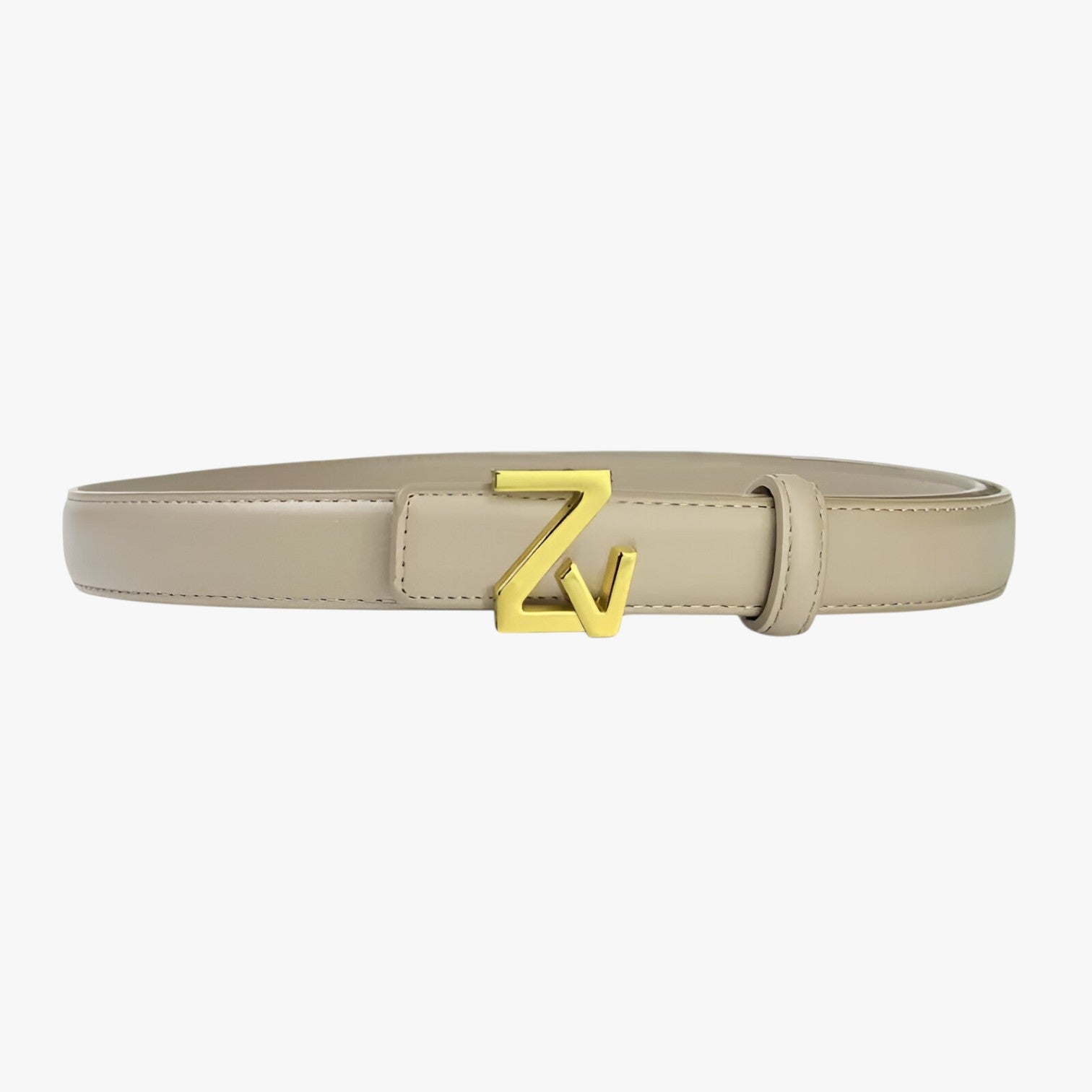 Cintura da donna con fibbia ZV - khaki 110cm - Belts cintura cintura donna donna fibbia waist belt for women women belt round women belts Womens belt - Concept Palermo