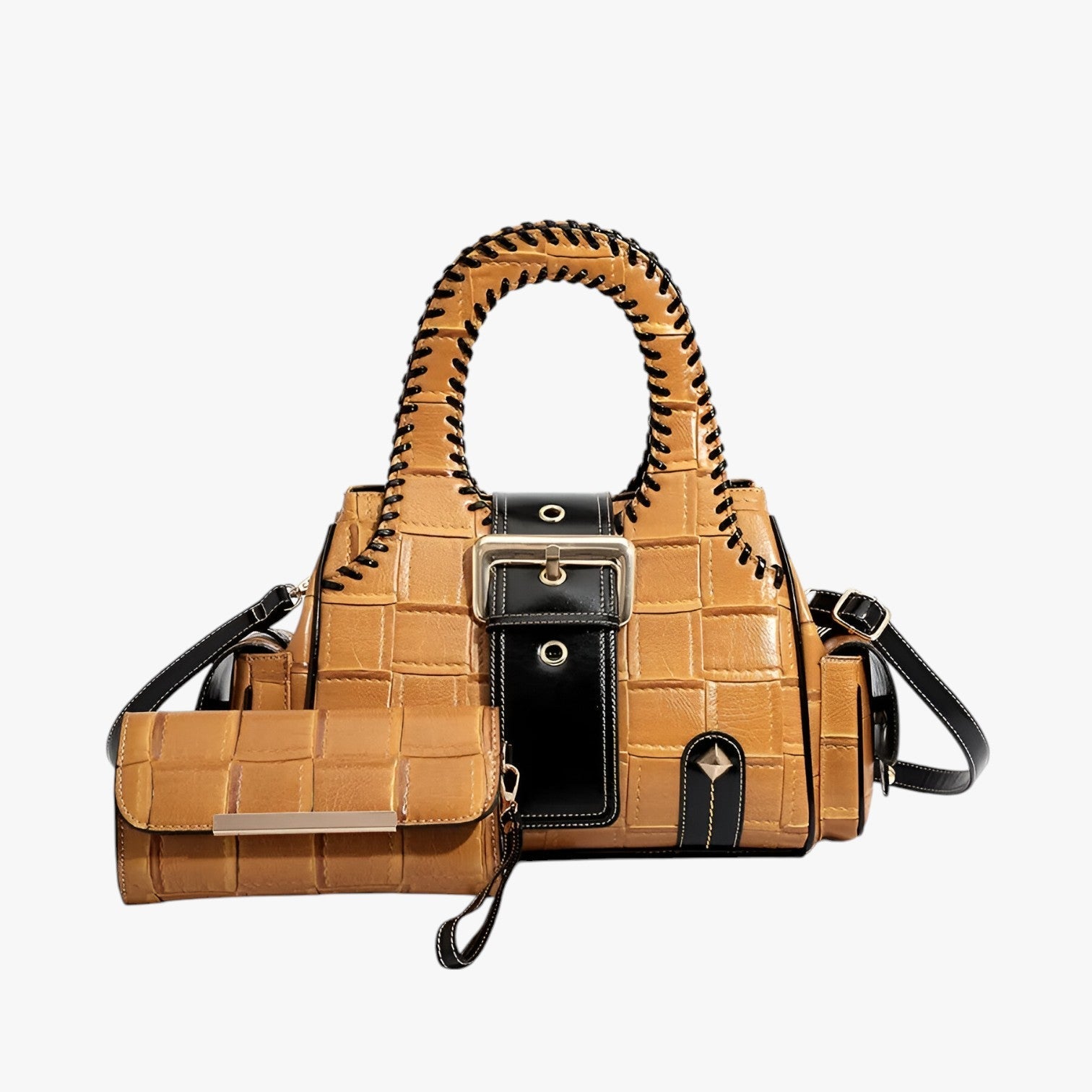 Borsa a tracolla in pelle intrecciata Solana Luxe con ampia capacità Lana Donna - - ampia bags borsa borsa tracolla capacità donna intrecciata lana Shoulder Bags Women's shoulder bag womens bag - Concept Palermo