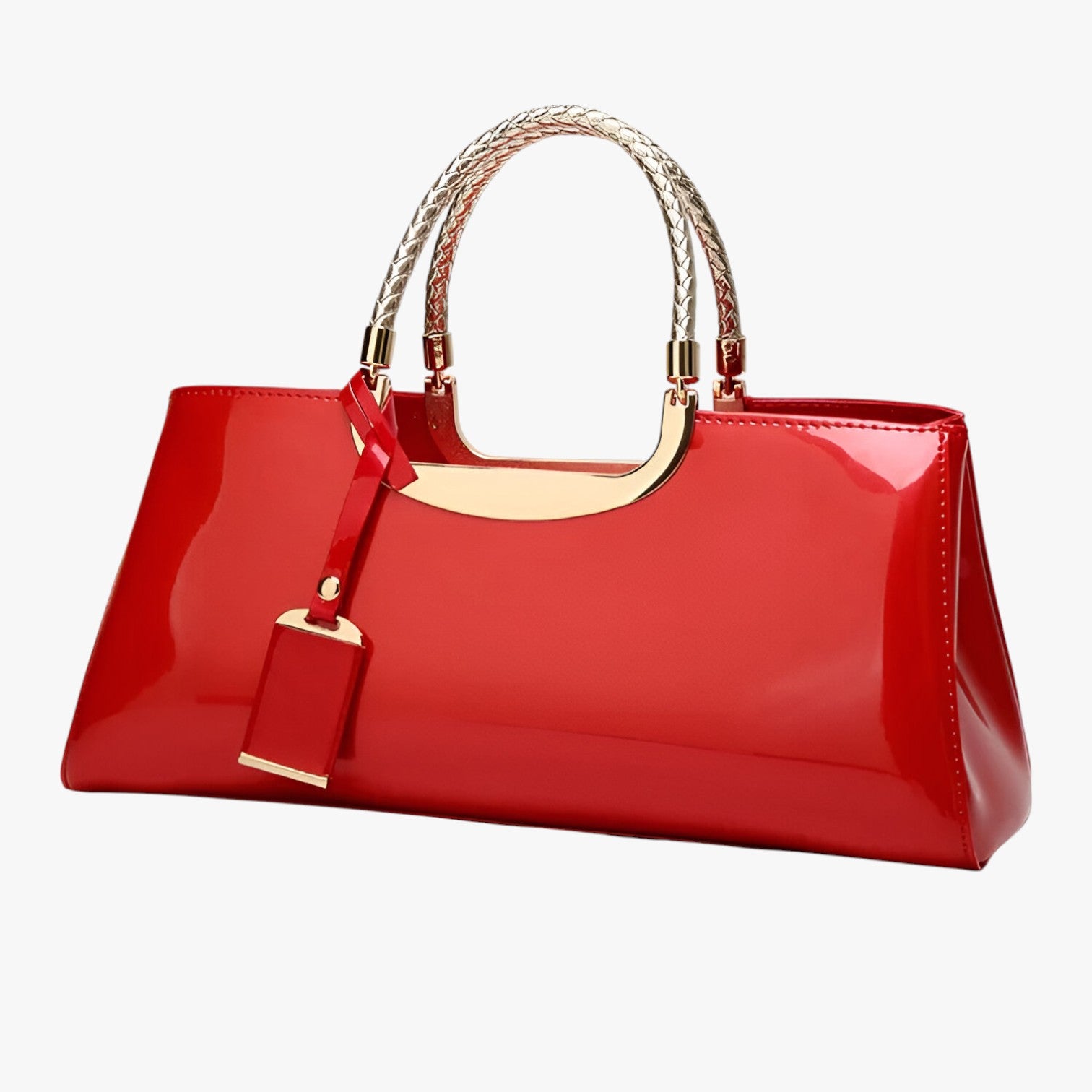 Borsa a Spalla Donna in Vera Pelle Leggera, Elegante e Versatile - Rosso - bag Bags borsa borsa pelle donna handbags leggera pelle spalla women bags Women's handbags - Concept Palermo
