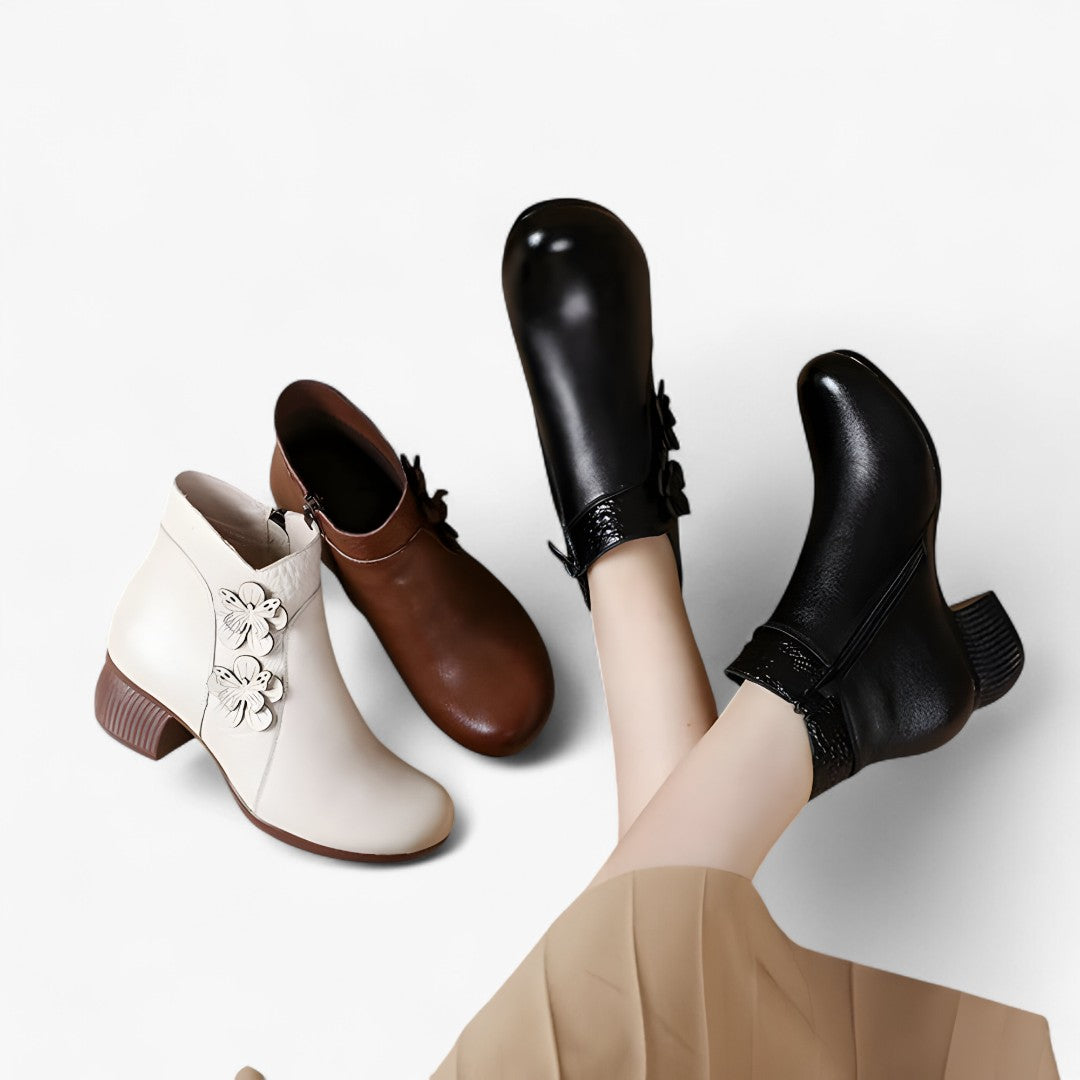 Stivaletti retrò in vera pelle con tacco ottico Uomo - - BOOTS Boots & Shoes ottico pelle retr shoes stivaletti stivaletti retr tacco uomo - Concept Palermo