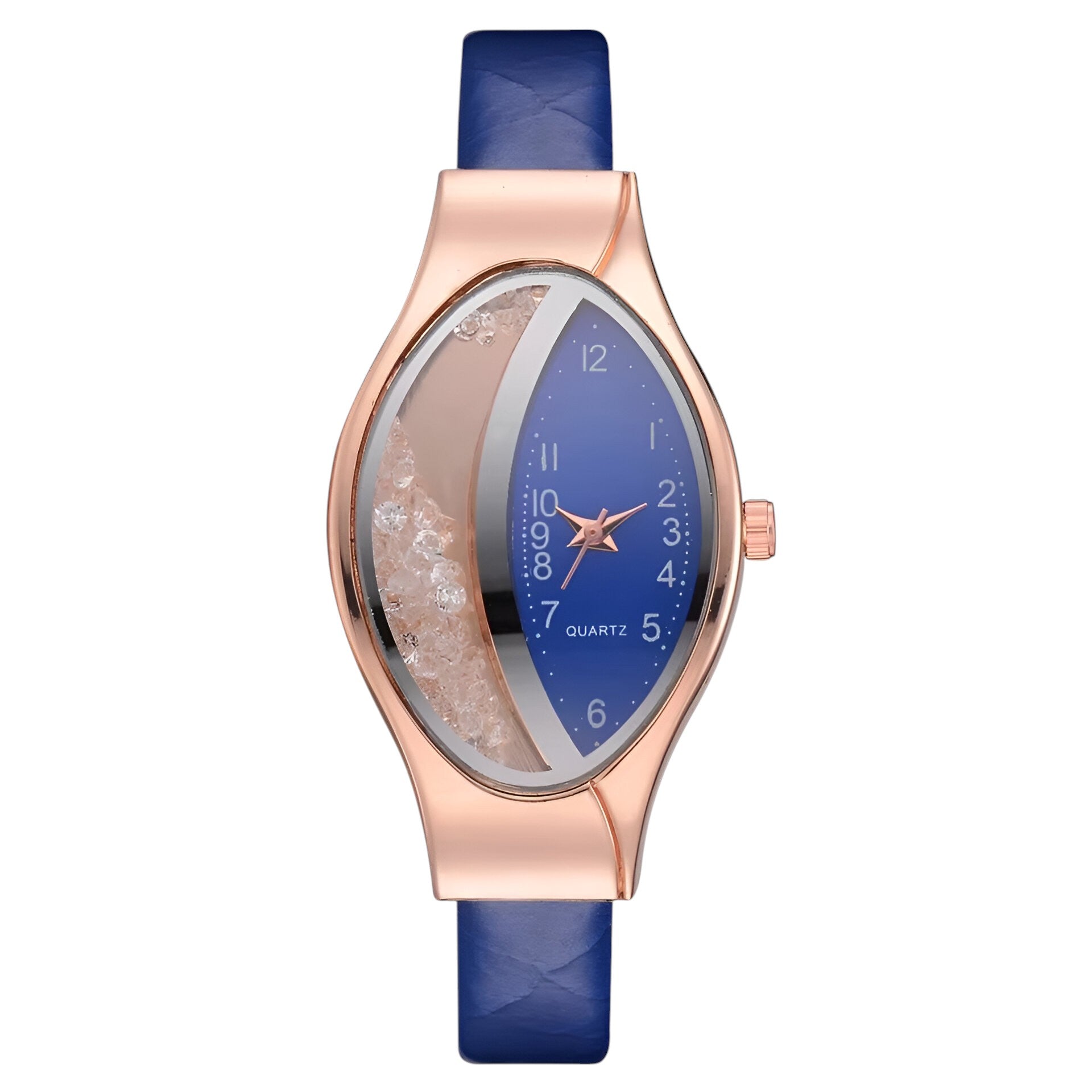 Orologio da donna al quarzo con diamanti di lusso - Blu - diamanti donna female watch orologio orologio donna quarzo watch for women watches - Concept Palermo