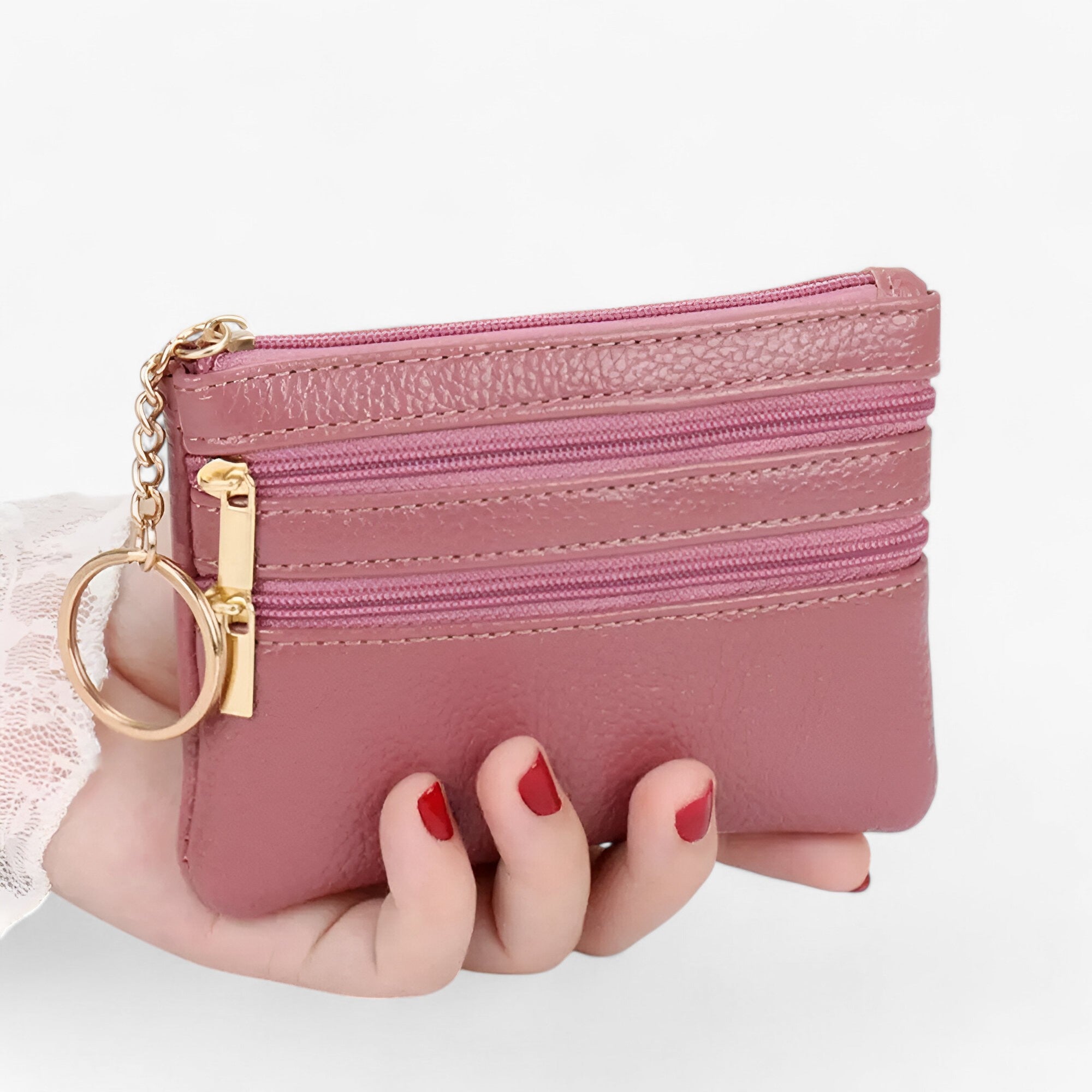 Portafoglio Donna 3 Zip – Stile e Praticità - - donna portafoglio portafoglio donna praticità stile wallet wallets womens wallet - Concept Palermo