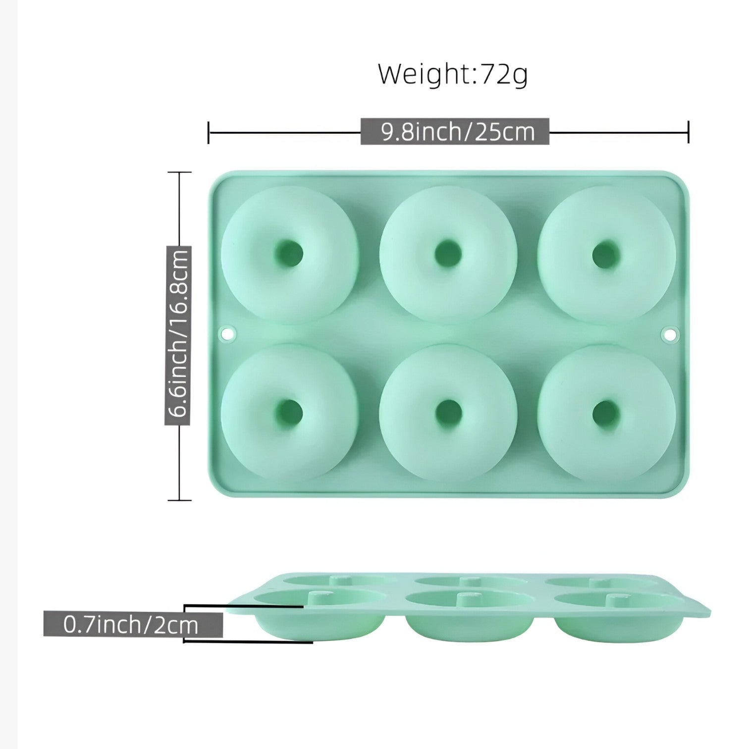 Stampo in silicone per ciambelle e dolci 6 in 1 Donna - - ciambelle dolci donna Kitchen kitchen & dining kitchen tools silicone stampo stampo silicone - Concept Palermo