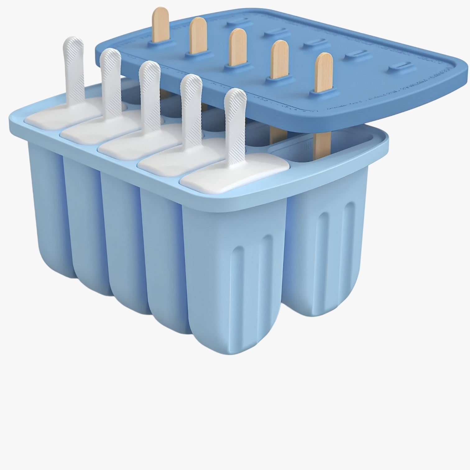 Stampi per Gelato Estivi – Facili Gelati Fai-da-te per Snack Rinfrescanti Uomo - 10 grid-blu - estivi facili gelati gelato Kitchen kitchen & dining kitchen accessory kitchen tools rinfrescanti snack stampi - Concept Palermo