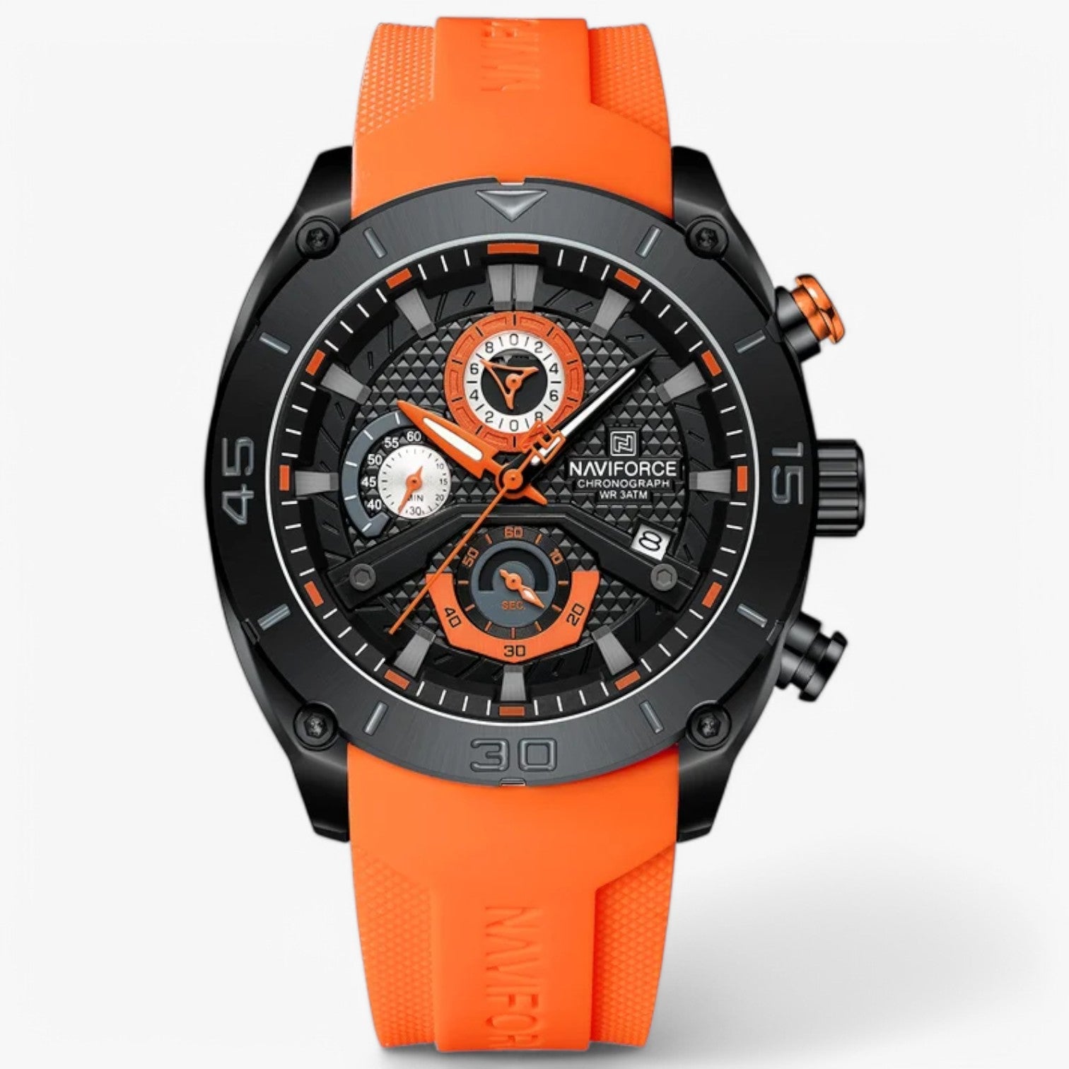Orologio sportivo impermeabile per ogni avventuriero Uomo - Arancione - avventuriero impermeabile mens accessory ogni orologio orologio sportivo sportivo uomo watch watch for men watches - Concept Palermo