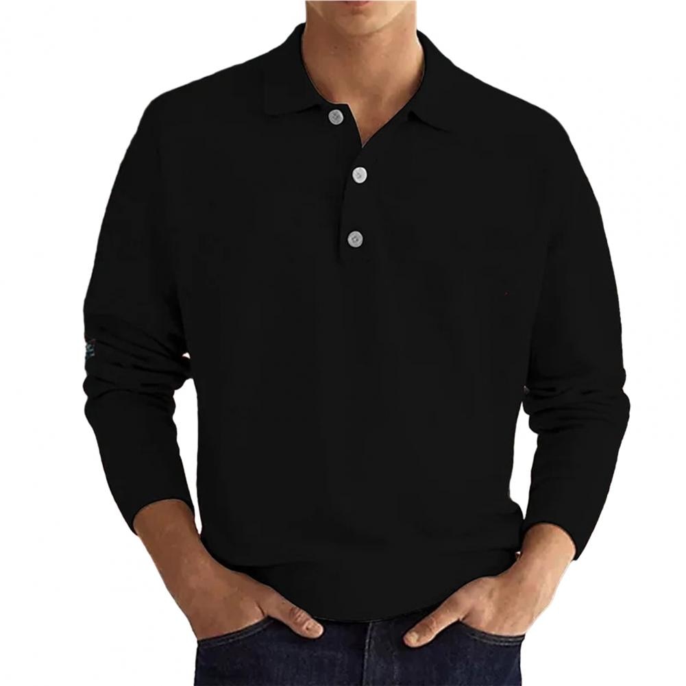 Polo Uomo Maniche Lunghe - Stile Classico e Comfort Quotidiano