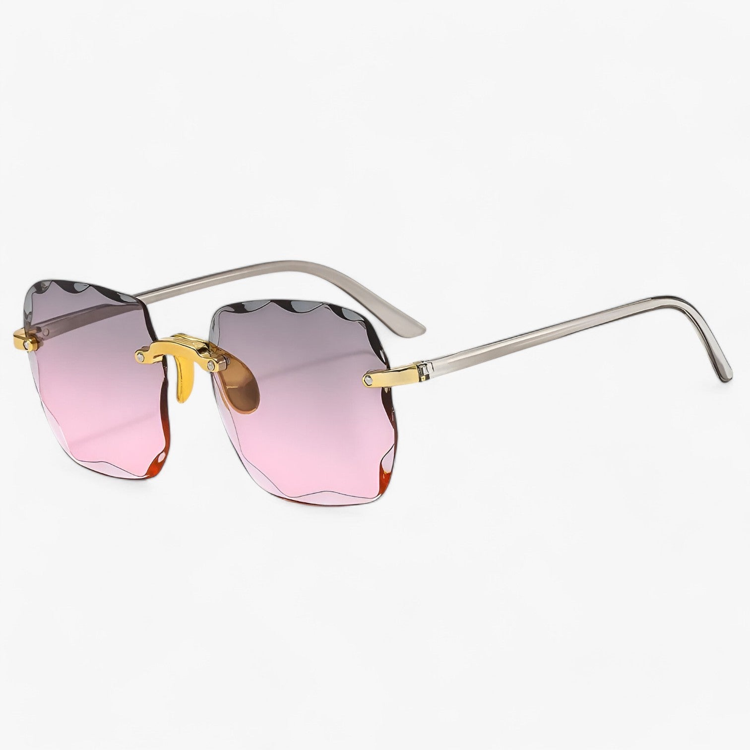 Occhiali da sole senza montatura con protezione UV Uomo - Grigio-Bacca - Fashion Sunglasses montatura occhiali occhiali sole protezione sole sunglasses uomo WOMEN - Concept Palermo