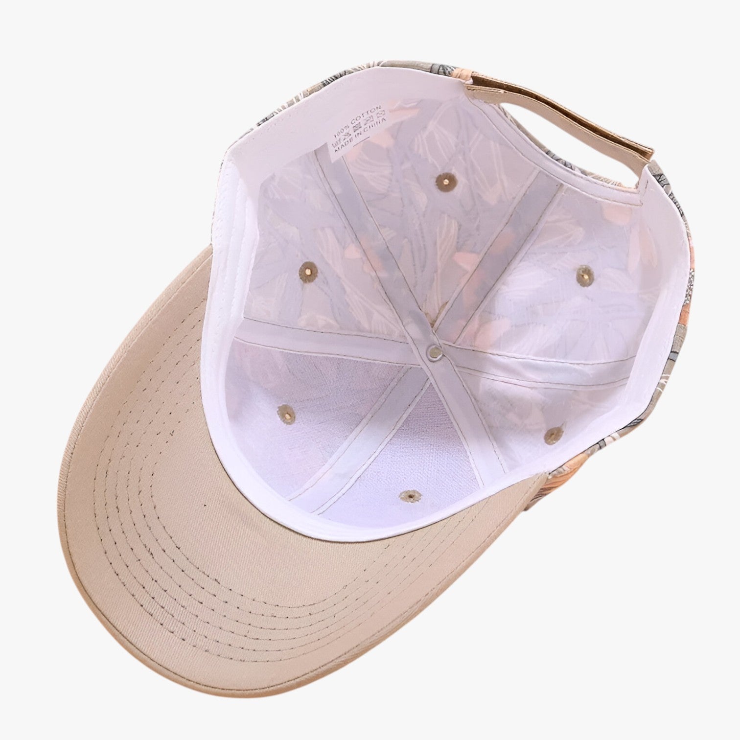 Cappellino da baseball in cotone con stampa a foglie e visiera parasole Uomo - - baseball Baseball caps cappellino cappellino baseball caps cotone foglie men's hat mens cap parasole stampa - Concept Palermo