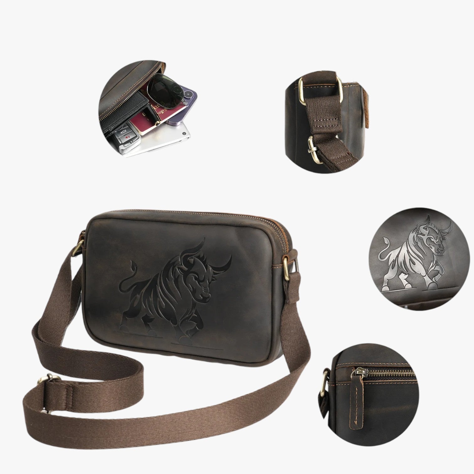 Borsa a Tracolla Uomo YATBEST, Capiente, Pronta per Ogni Giorno - - bag Bags bags for men borsa borsa tracolla capiente giorno mens bag ogni pronta Shoulder Bags tracolla - Concept Palermo