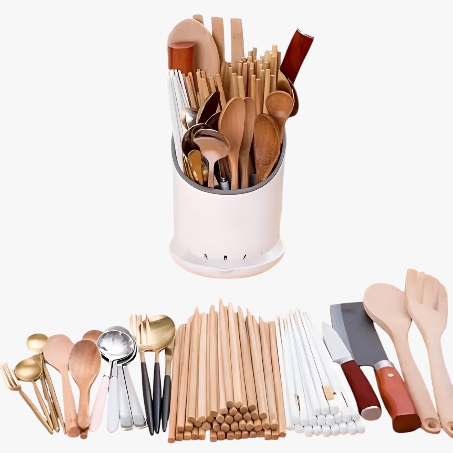 Organizer multifunzione per utensili da cucina - - cucina Kitchen kitchen & dining kitchen organizer multifunzione organizer organizer multifunzione utensili - Concept Palermo