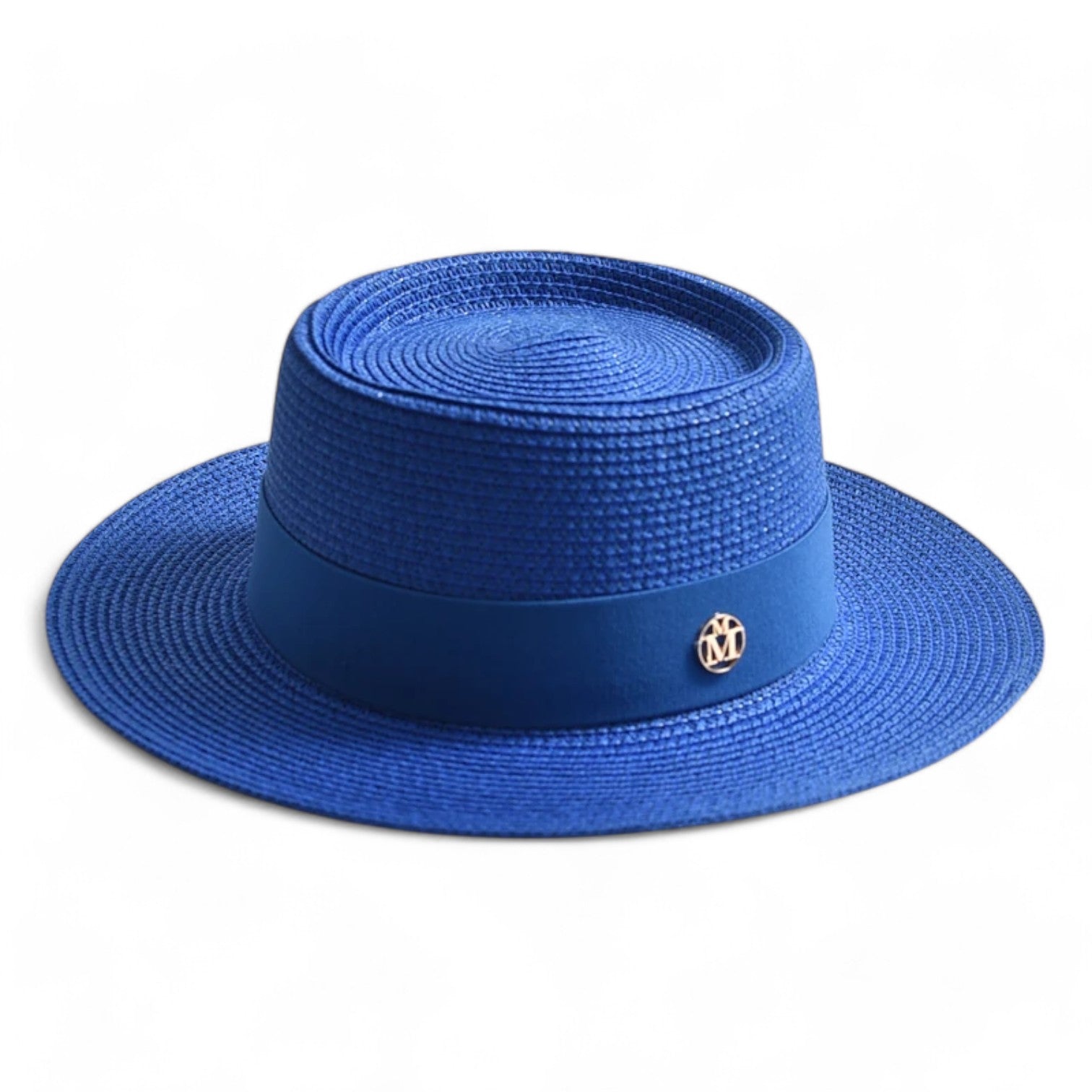 Cappello di paglia - Stile, leggero e adatto ai viaggi - Juwelenblauw 56-58CM - adatto bucket hats cappello cappello paglia hat Hat for girls leggero paglia stile viaggi women hat women's hat - Concept Palermo