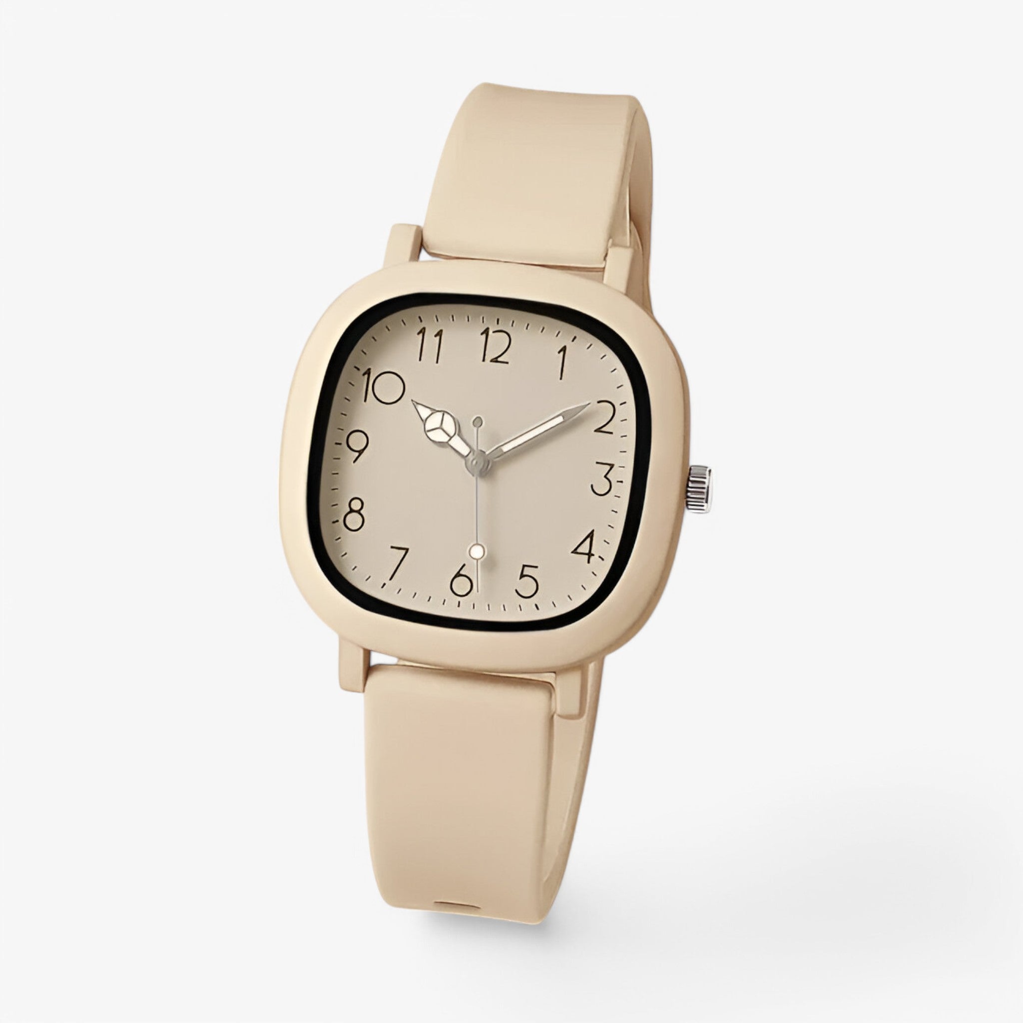 Orologio da donna in silicone al quarzo come regalo - Beige - donna female watch orologio orologio donna quarzo regalo silicone watch for women watches - Concept Palermo