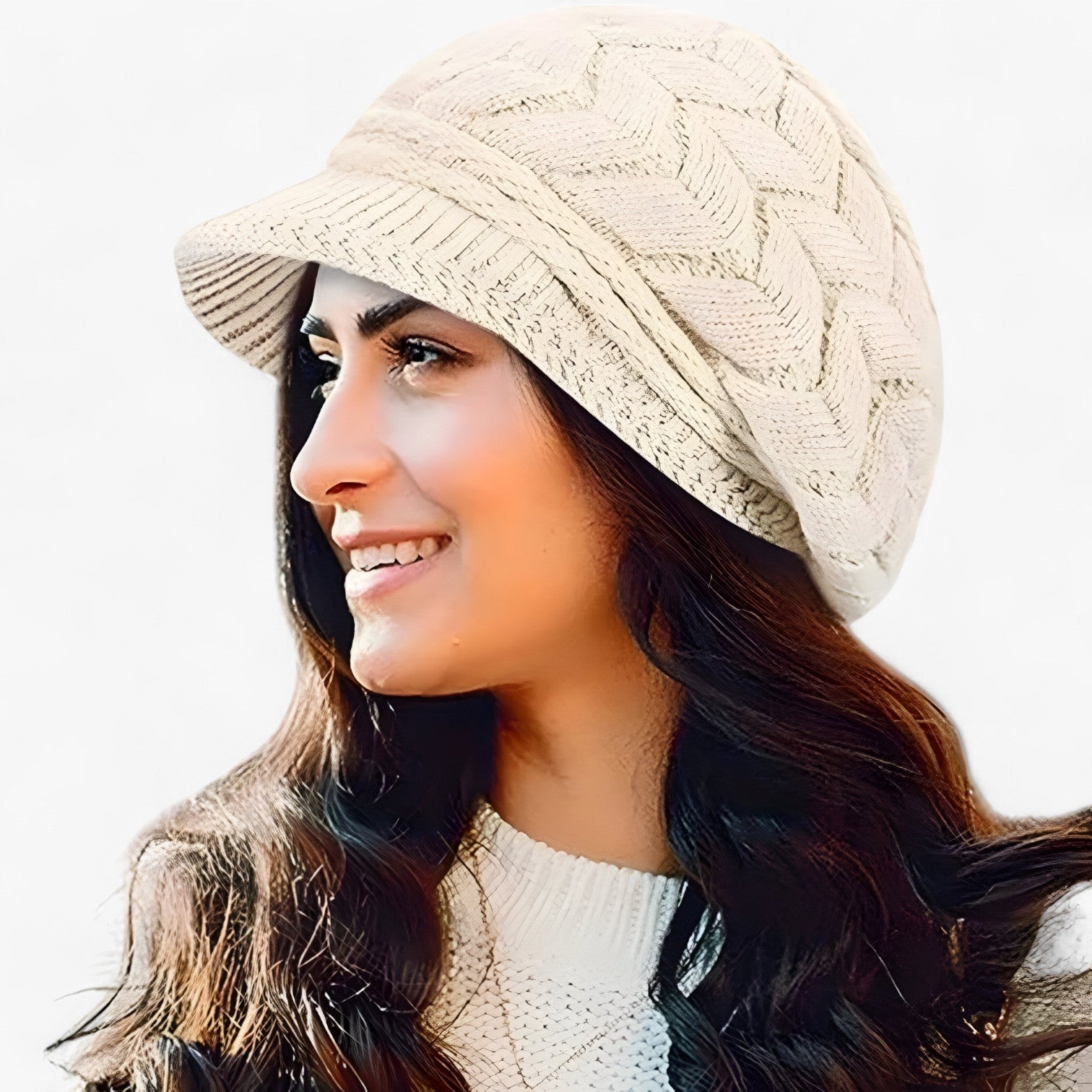 Berretto Invernale Caldo In Peluche - Cappello Tricot In Finta Pelliccia Donna - - berretto berretto invernale caldo cappello donna finta hats invernale pelliccia womens hat - Concept Palermo