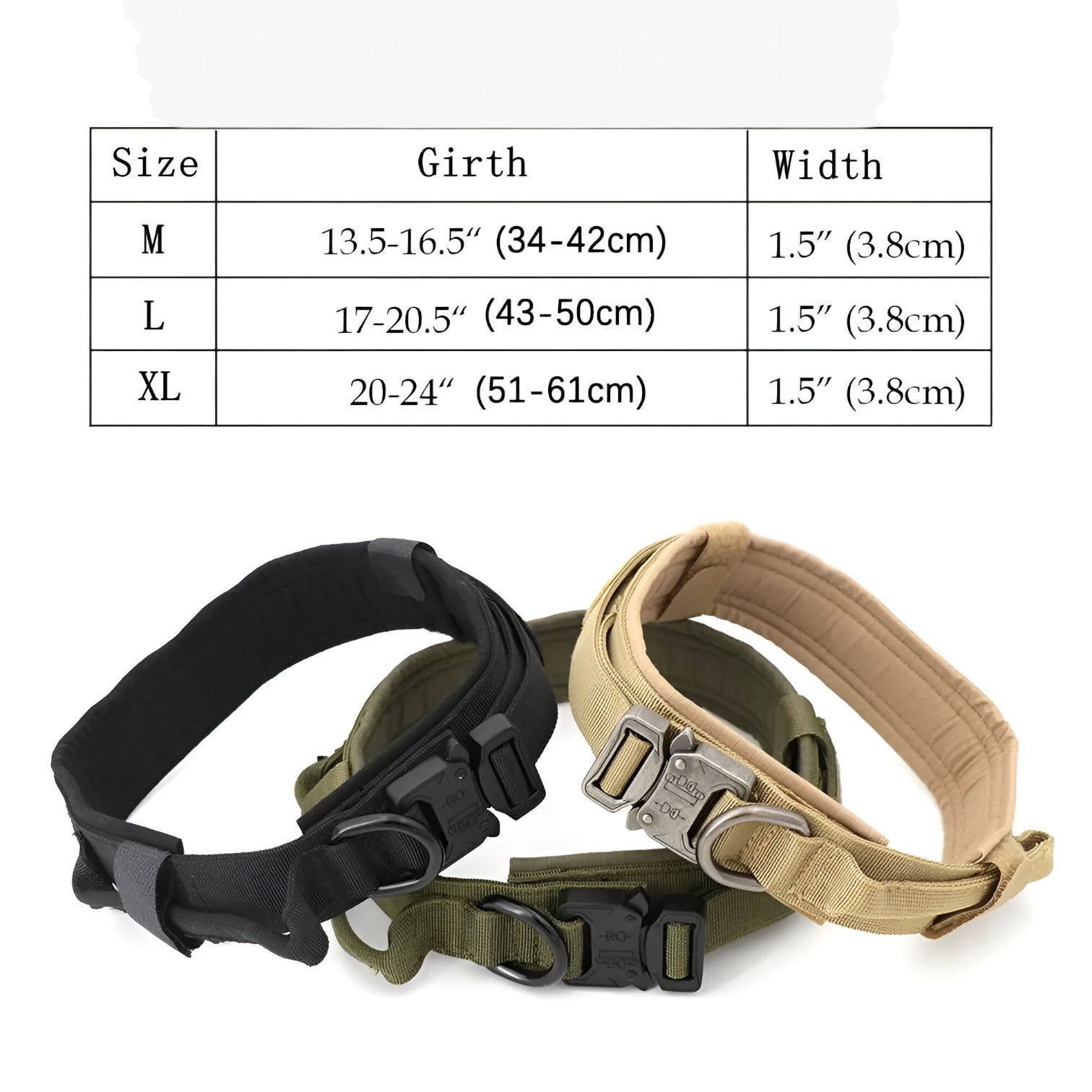 Collare tattico per cani con manico per addestramento Uomo - - addestramento cani collare collare tattico Dog Collar DOG SUPPLIES manico pets & supplies tattico uomo - Concept Palermo