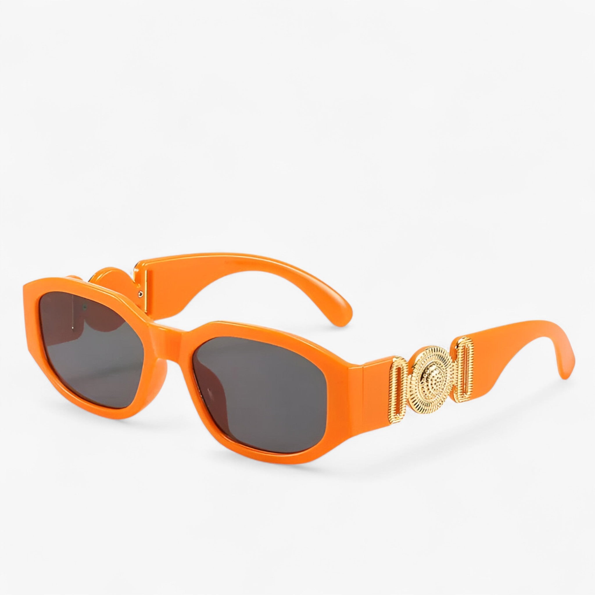 Occhiali da sole rettangolari piccoli da viaggio e stile vintage Uomo - Arancia As shown - Fashion Sunglasses men sunglasses polarized mens sunglasses occhiali occhiali sole piccoli Polarized man sunglasses rettangolari sole stile sunglasses sunglasses polarized men uomo - Concept Palermo