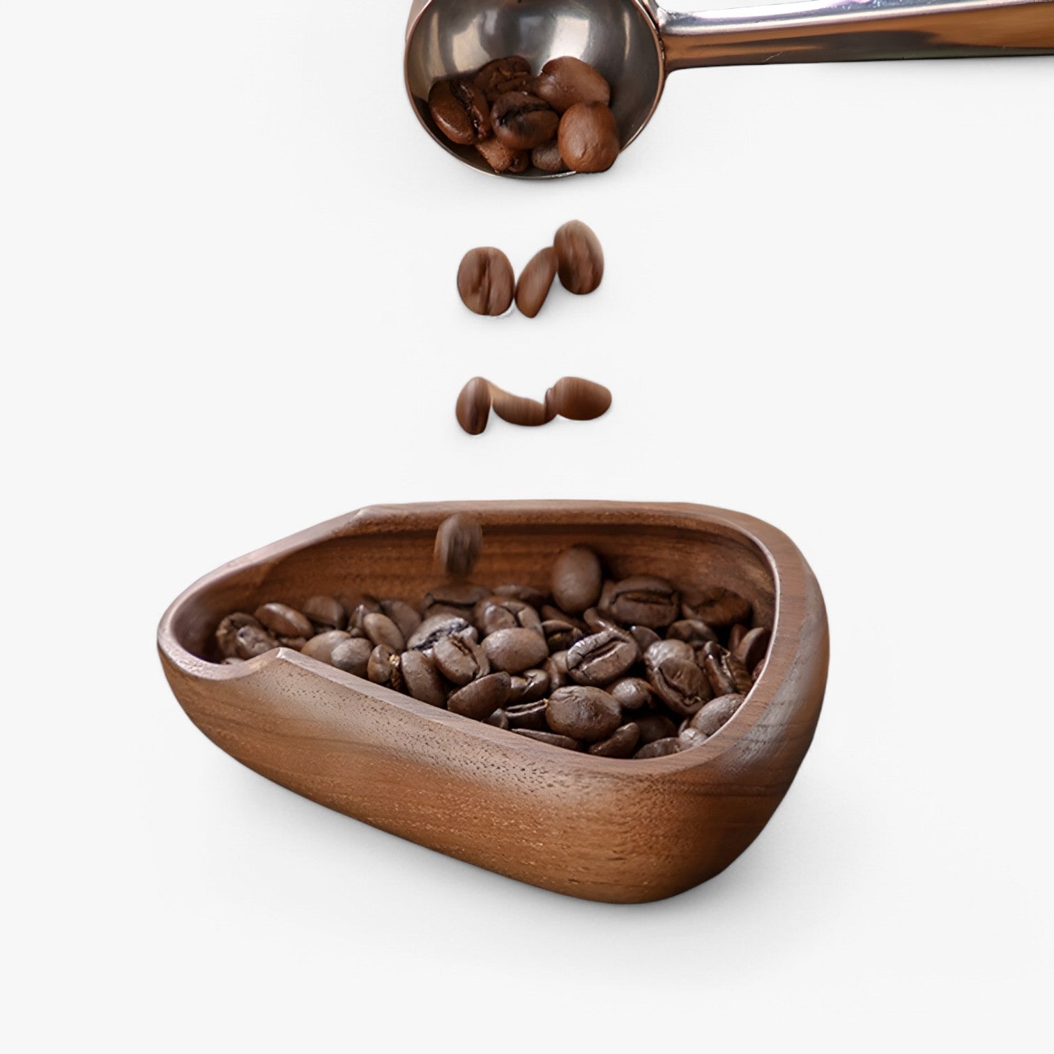 Tazza per dosare il caffè in noce – Misurazione precisa e design Nero - - caffè design dosare Kitchen kitchen & dining kitchen accessory kitchen tools misurazione noce precisa tazza - Concept Palermo
