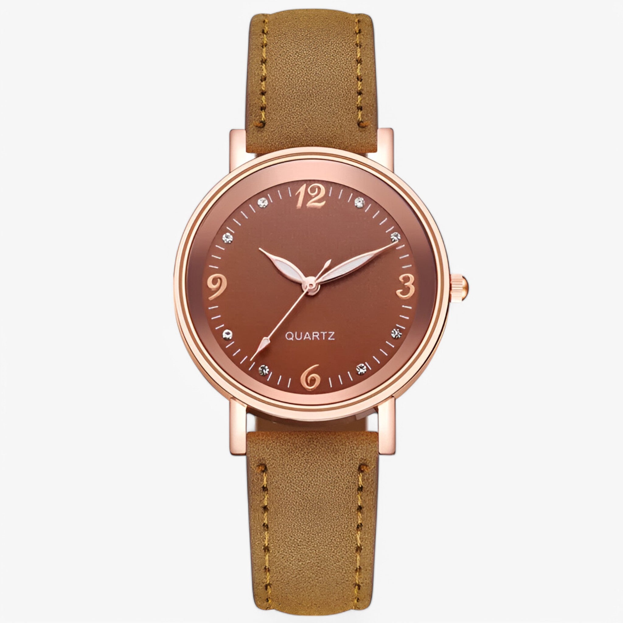 Orologio al Quarzo in Acciaio Inossidabile Uomo - Marrone - acciaio female watch inossidabile orologio orologio quarzo quarzo uomo watch for women watches - Concept Palermo