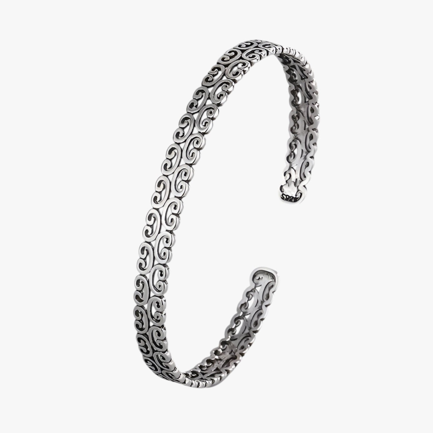 Polsino in argento con motivo a nuvole Donna - Argento - BRACELET FOR WOMEN BRACELETS bracelets for women donna jewelry motivo nuvole polsino polsino motivo - Concept Palermo