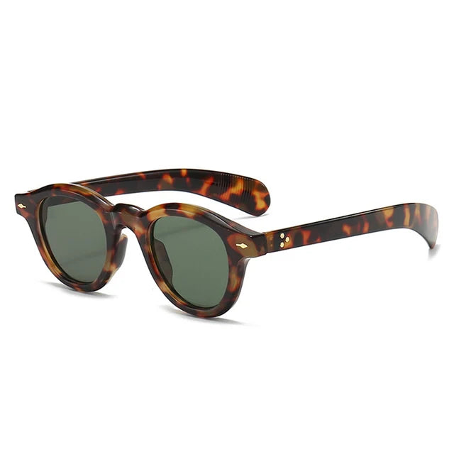 Occhiali da Sole Unisex Acetato Nero Lenti UV400 - LEOPARDO - acetato lenti occhiali occhiali sole sole sunglasses unisex - Concept Palermo