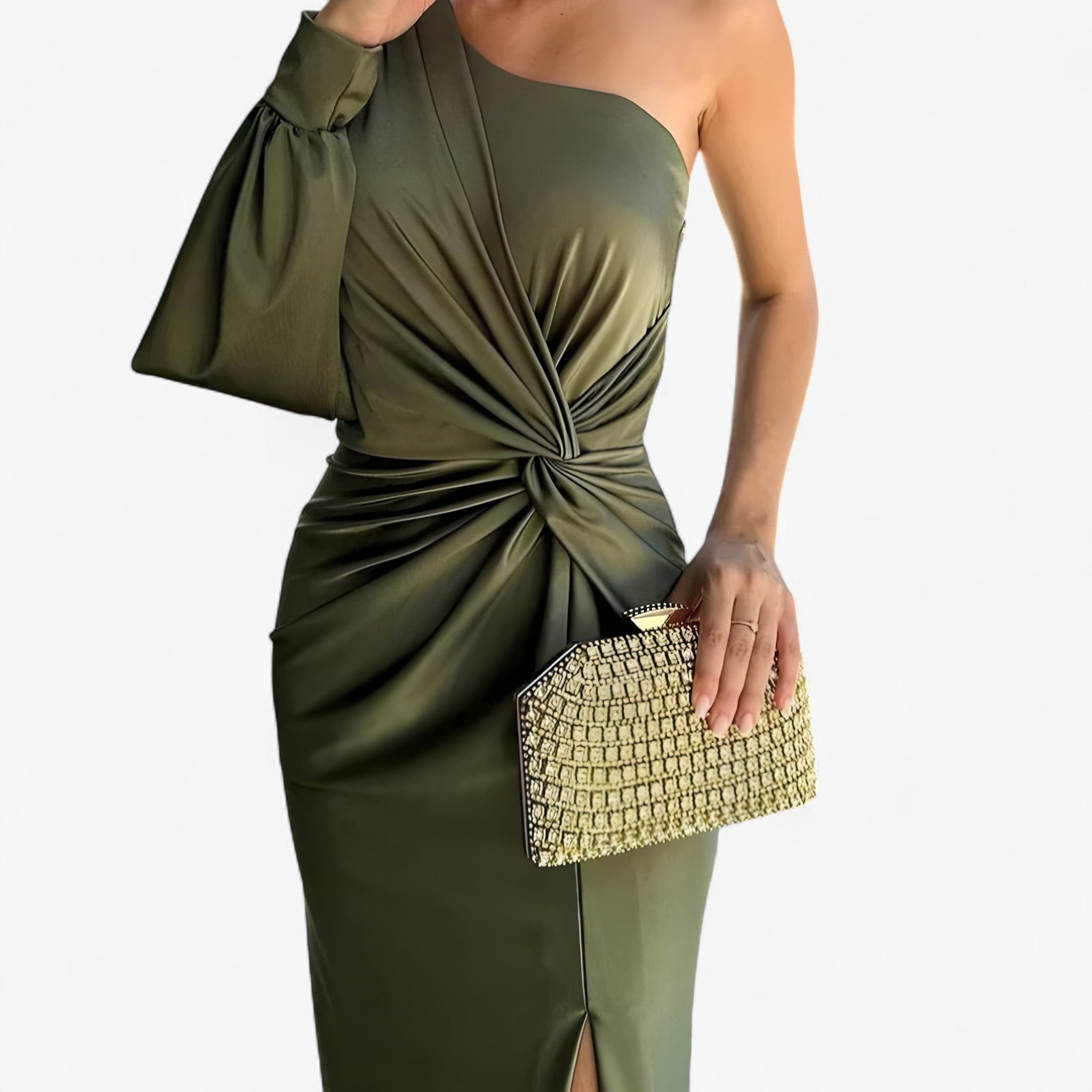 Abito Lungo di Lusso Pelle Donna - - abito abito pelle donna dresses pelle - Concept Palermo