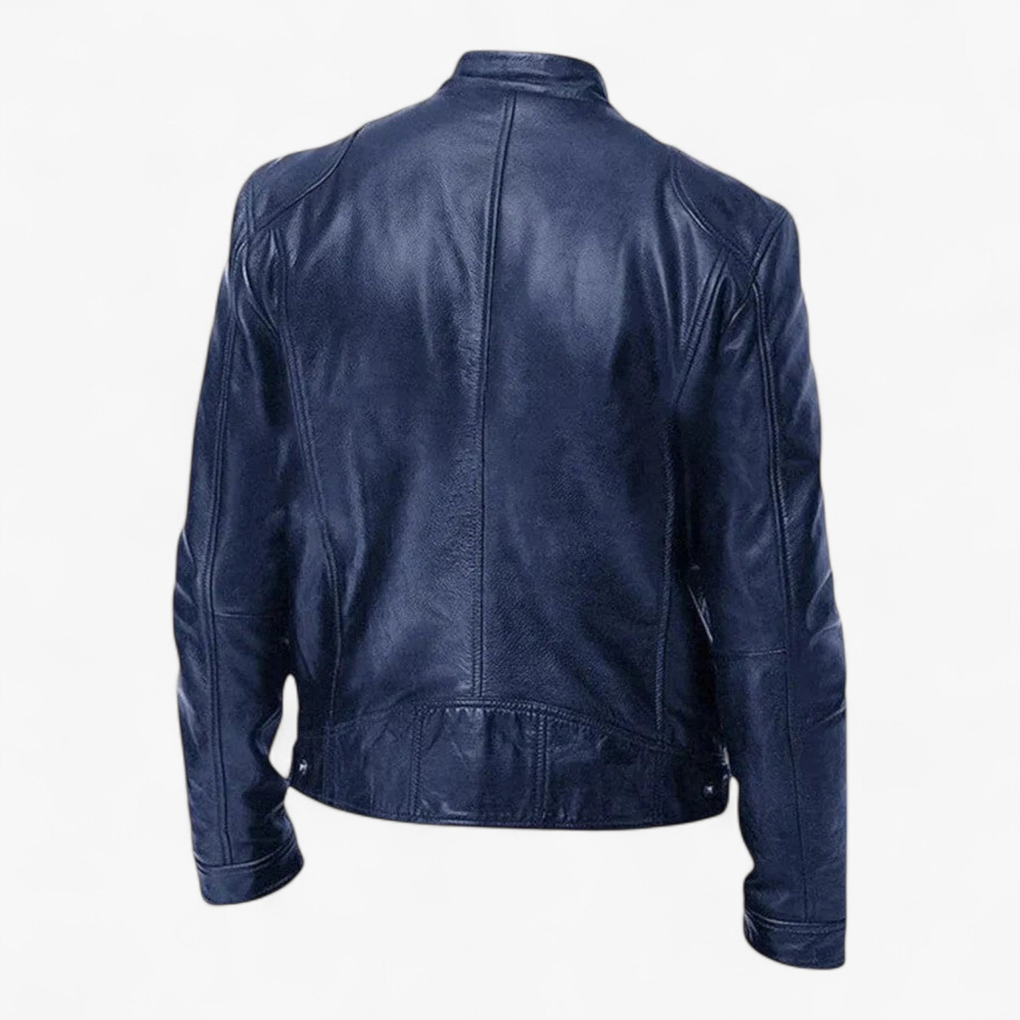 Giacca di Pelle Casual Uomo - - casual giacca giacca pelle Leather men men's coats & jackets pelle uomo Winter - Concept Palermo