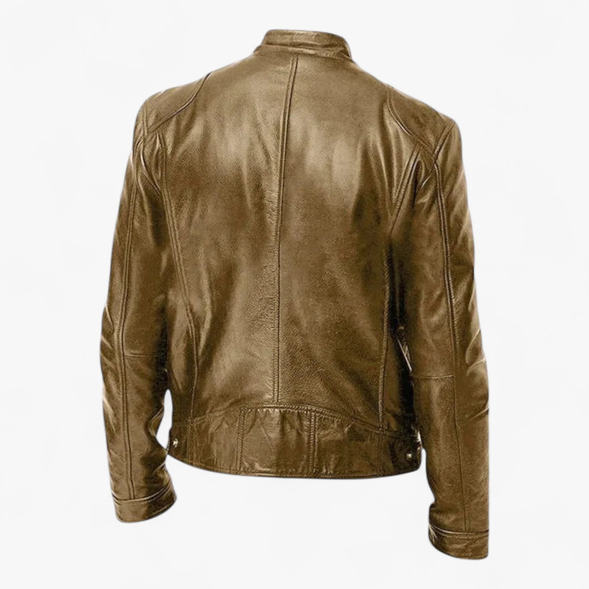 Giacca di Pelle Casual Uomo - - casual giacca giacca pelle Leather men men's coats & jackets pelle uomo Winter - Concept Palermo