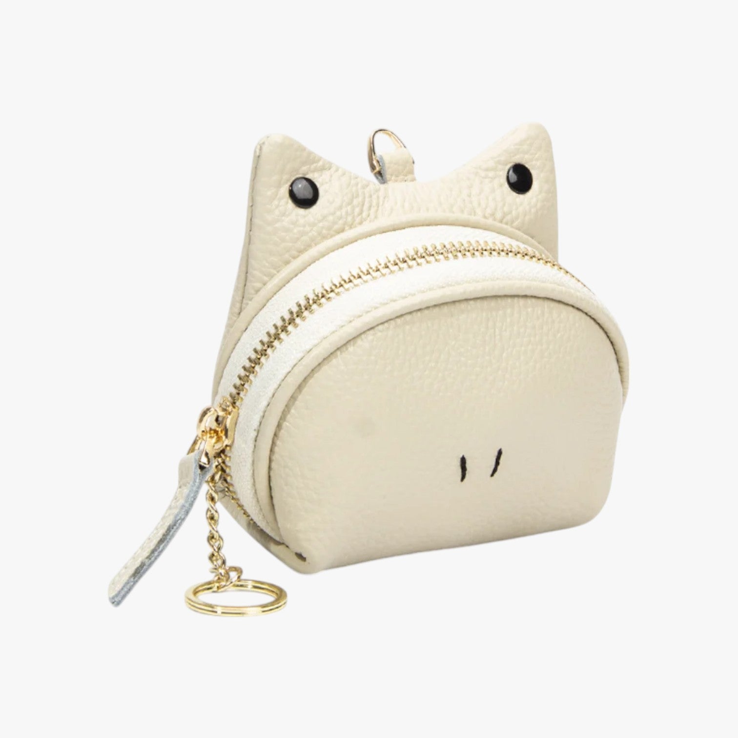 Grazioso portafoglio in pelle con cerniera, tasche per monete e carte - Off-white - carte cerniera grazioso grazioso portafoglio monete pelle portafoglio reign | grazioso portafoglio in pelle con cerniera tasche per monete e carte - €25 wallet wallets womens wallet - Concept Palermo