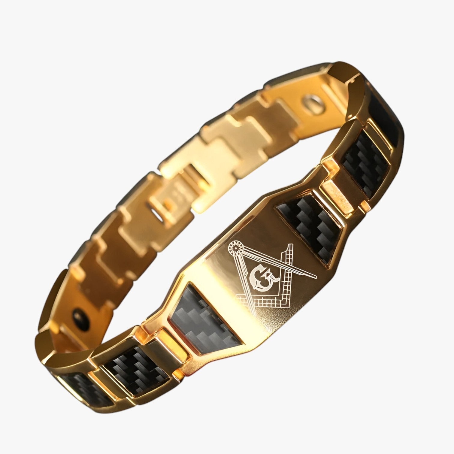 La potenza dell'equilibrio magnetico per il tuo polso Uomo - oro 21.5cm - BRACELET dell equilibrio jewelry magnetico mens accessory mens bracelet polso potenza potenza dell uomo - Concept Palermo