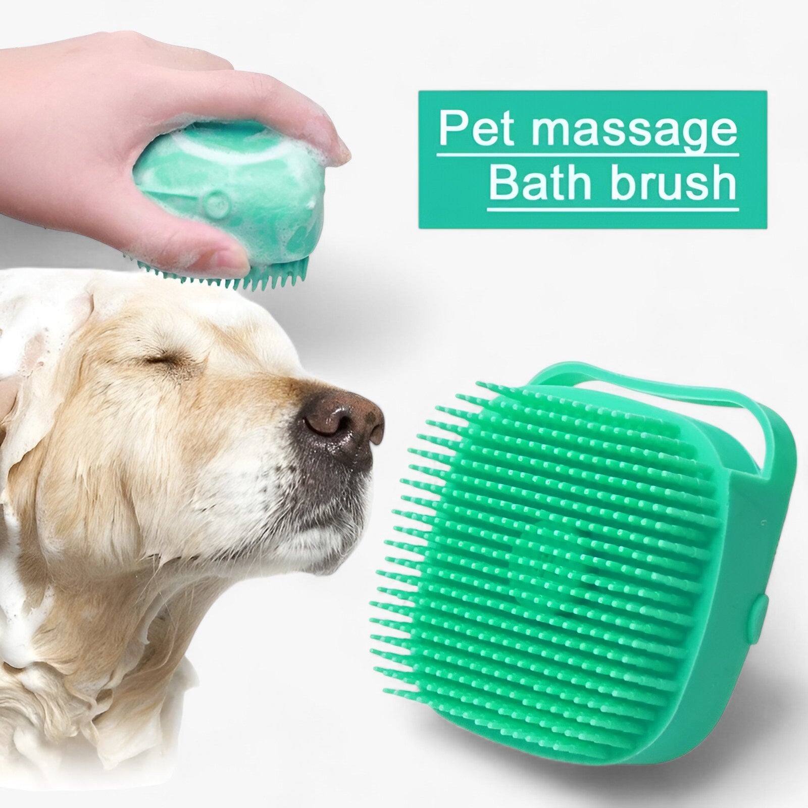 Morbido Spazzola da Massaggio in Silicone - Cura e Bagno Uomo - - bagno cura Dog massaggio Pet Care PET SUPPLIES pets & supplies silicone spazzola spazzola massaggio uomo - Concept Palermo