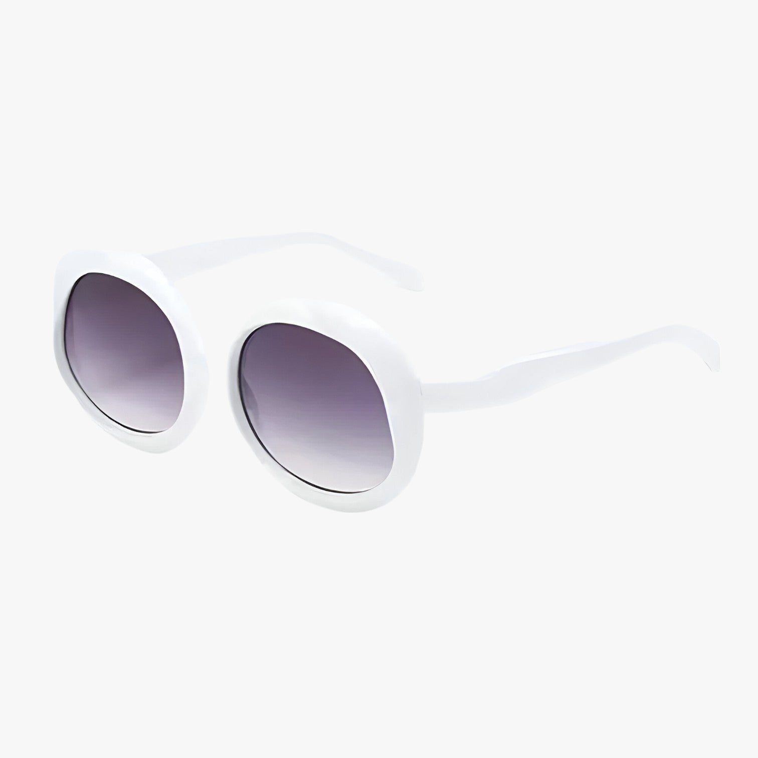 Occhiali da sole ovali in metallo UV400 - bianco - Fashion Sunglasses metallo occhiali occhiali sole ovali sole sun glasses sunglasses womens sun glasses - Concept Palermo