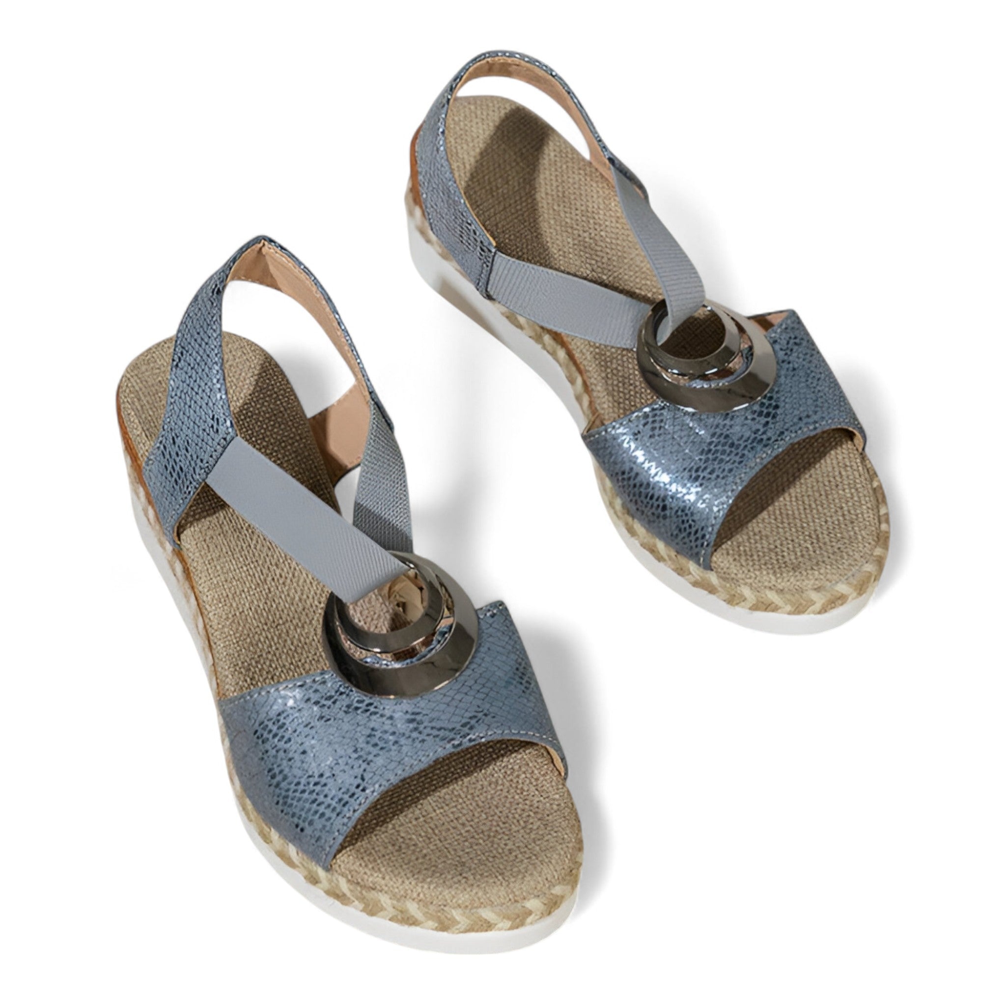Kilehælede sandaler – vintage og lette til kvinder
