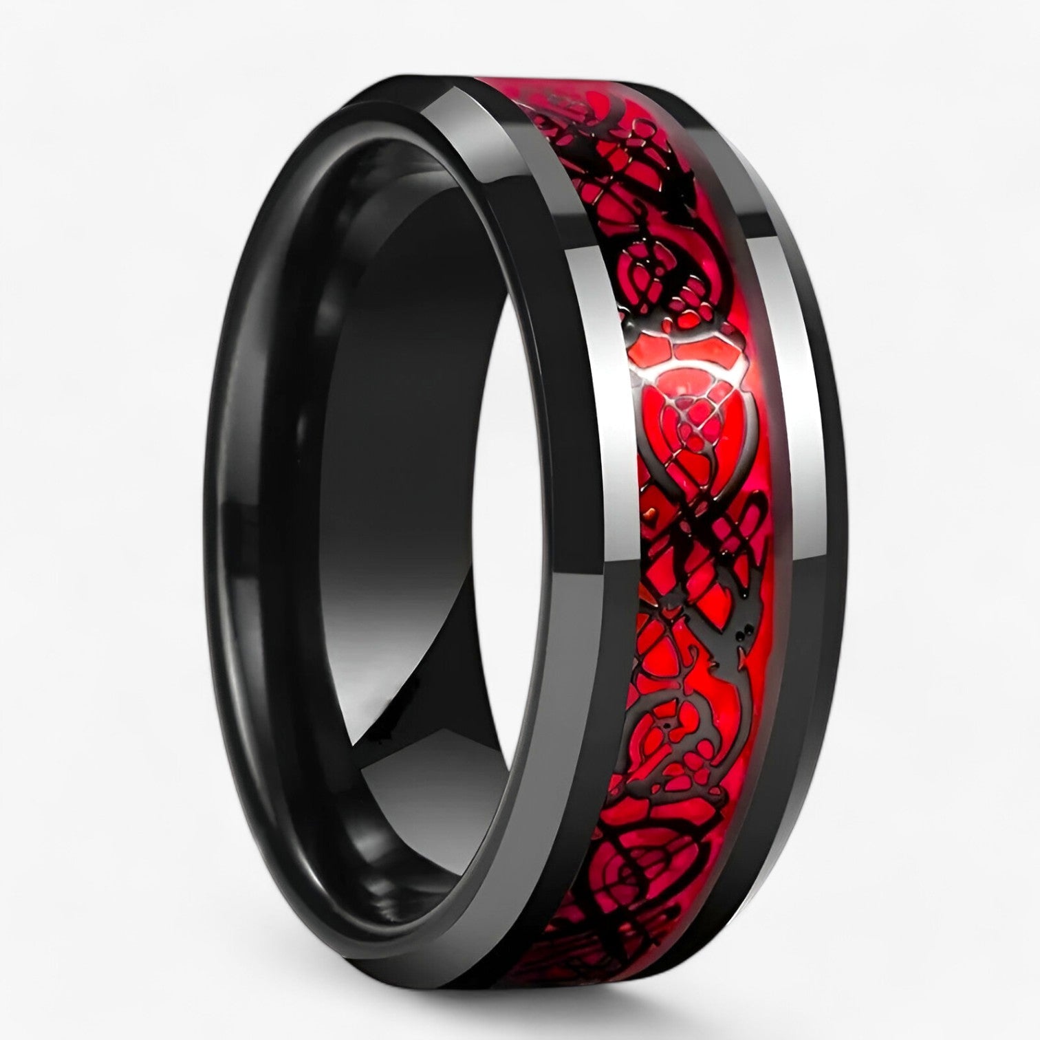 Set di anelli d'amore celtici con pietra a forma di cuore - maschile - amore anelli anelli amore celtici couple ring cuore forma Gift Gifts for women lyra e aidan | set di anelli d'amore celtici con pietra a forma di cuore - €25 pietra Rings - Concept Palermo