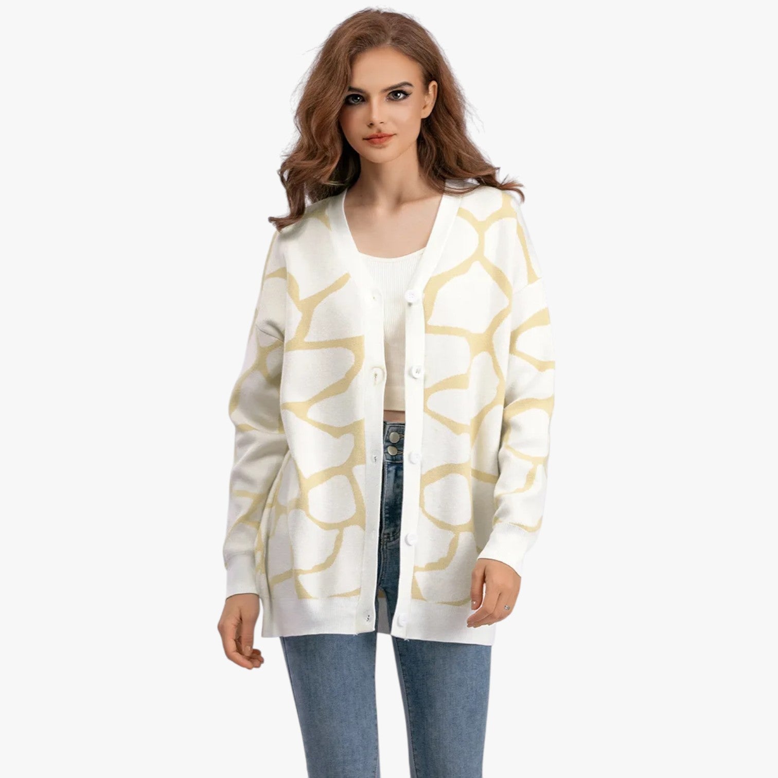 Cardigan chic a maglia larga – Eleganza leggera per l'autunno Donna - - autunno cardigan cardigan chic chic donna eleganza larga leggera Sweater sweater women sweaters & cardigans - Concept Palermo