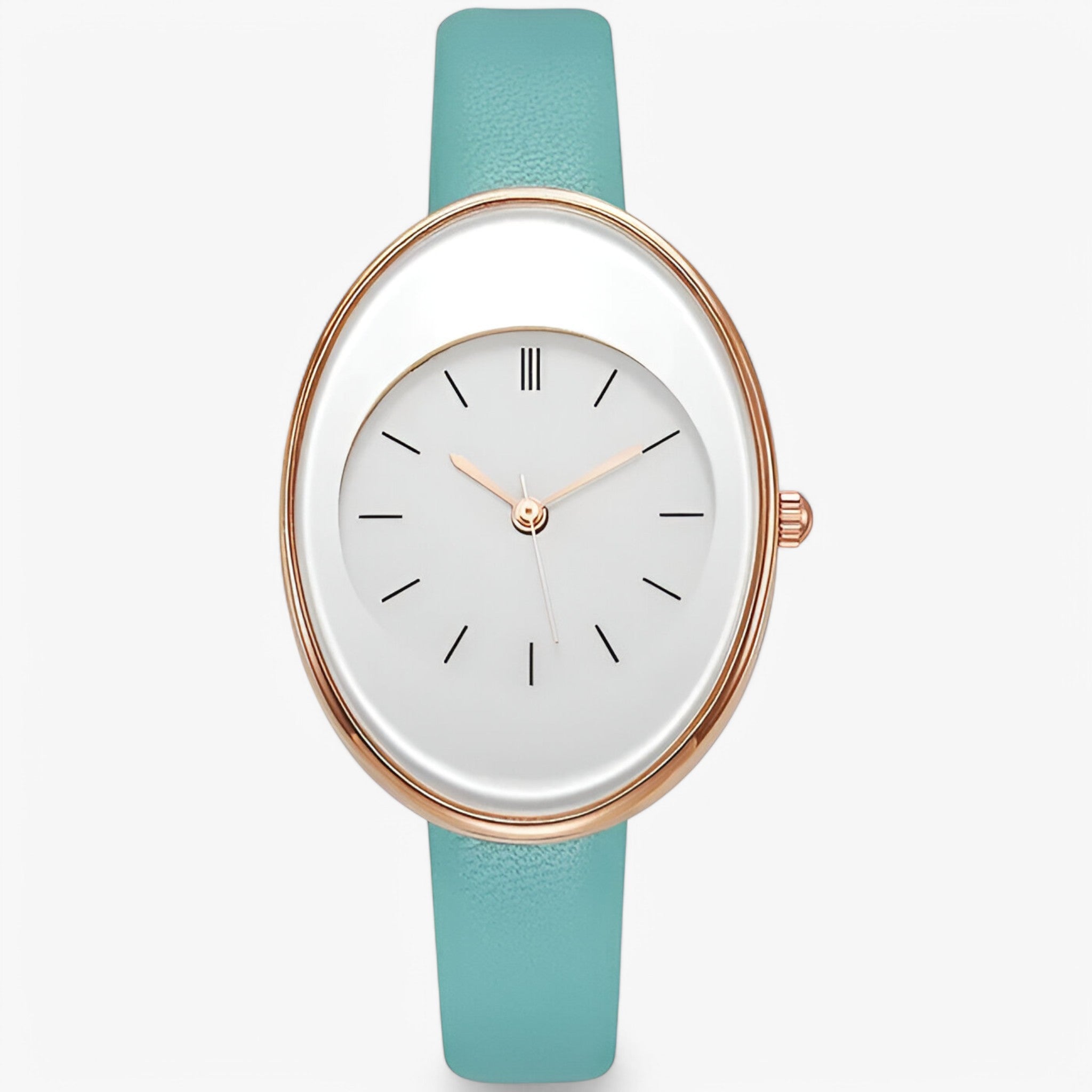 Orologio da donna alla moda con cinturino minimal - Blu verde acqua - alla cinturino donna female watch minimal moda orologio orologio donna watch for women watches - Concept Palermo