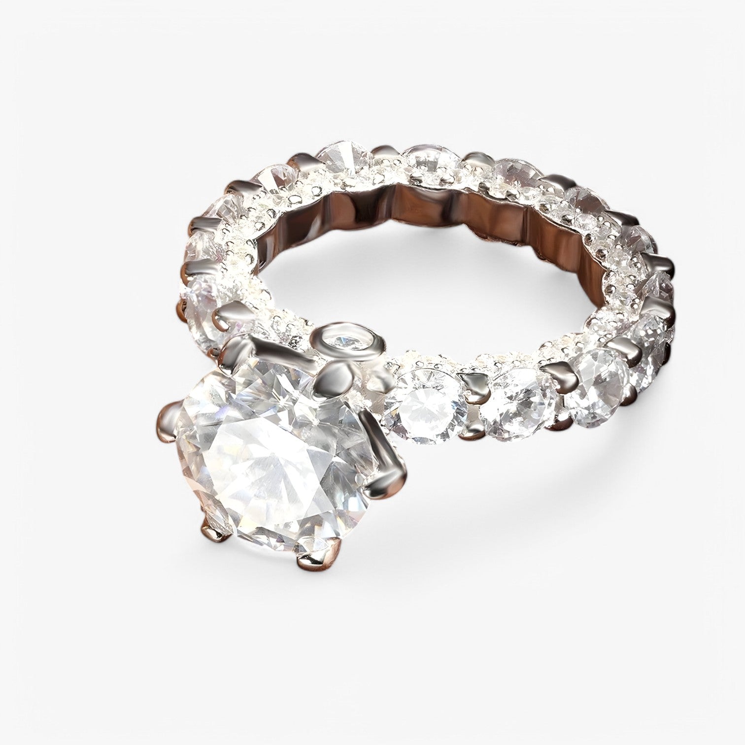 Anello di Fidanzamento in Moissanite – S925 Argento con Halo Nascosto Uomo - - Accessories Jewelry anello anello fidanzamento fidanzamento halo jewelry moissanite nascosto Rings uomo - Concept Palermo