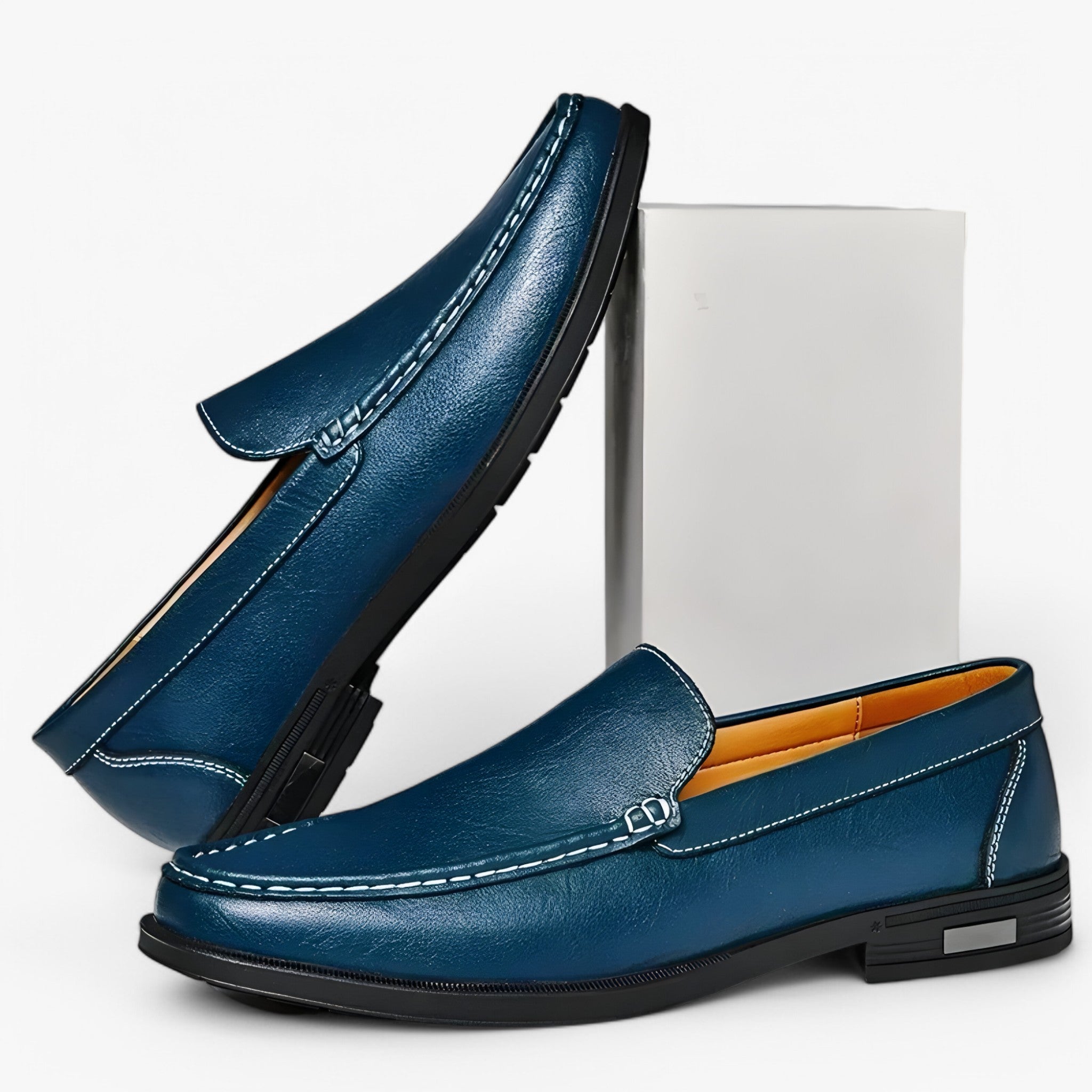 Mocassini Uomo Marroni in Vera Pelle Artigianali Eleganti Comfort Fit - - eleganti Footwear mocassini mocassini uomo pelle shoes uomo - Concept Palermo