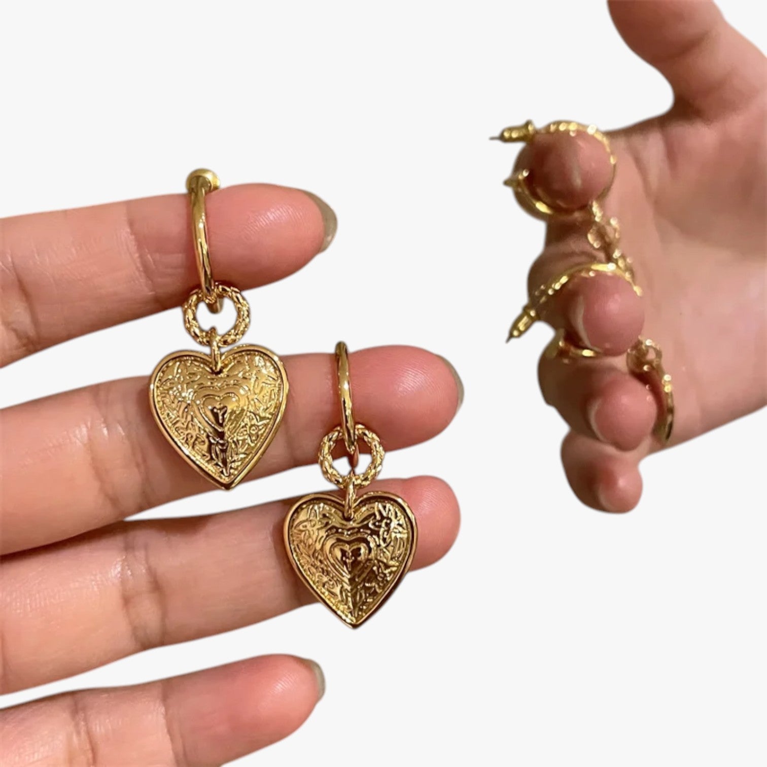 Orecchini a forma di cuore retrò Donna - - cuore donna EARRINGS Earrings for Women Girls forma martha | eleganti orecchini a forma di cuore retrò - €25 New Fashion Earrings orecchini orecchini forma retr womens earring - Concept Palermo