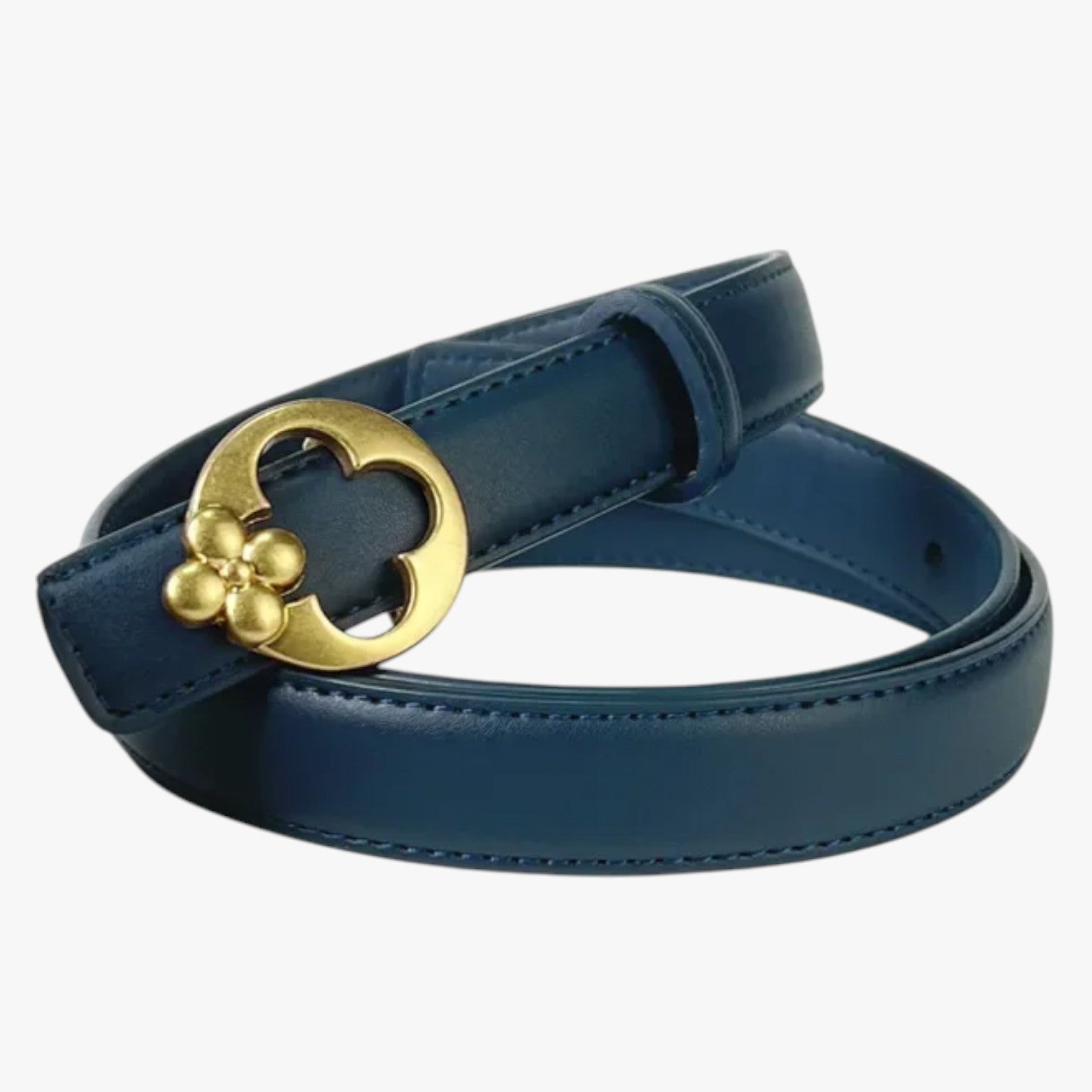 Cintura Donna 2025 Eleganza Casual con Fibbia Designer - blu scuro 105cm-110cm - Belts casual cintura cintura donna designer donna eleganza fibbia waist belt for women Womens belt - Concept Palermo