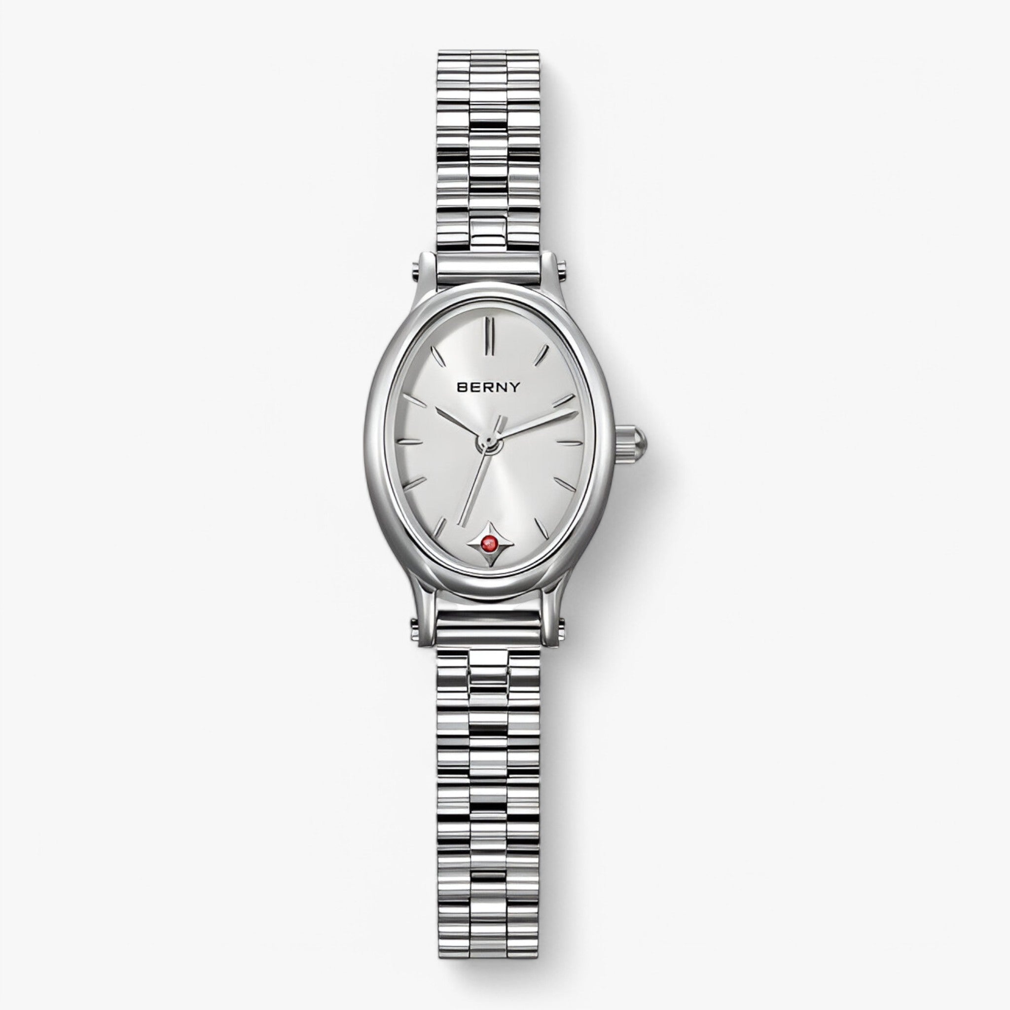 Orologio con bracciale ovale minimalista Donna - Bianca - bracciale donna female watch minimalista orologio orologio bracciale ovale watch for women watches - Concept Palermo