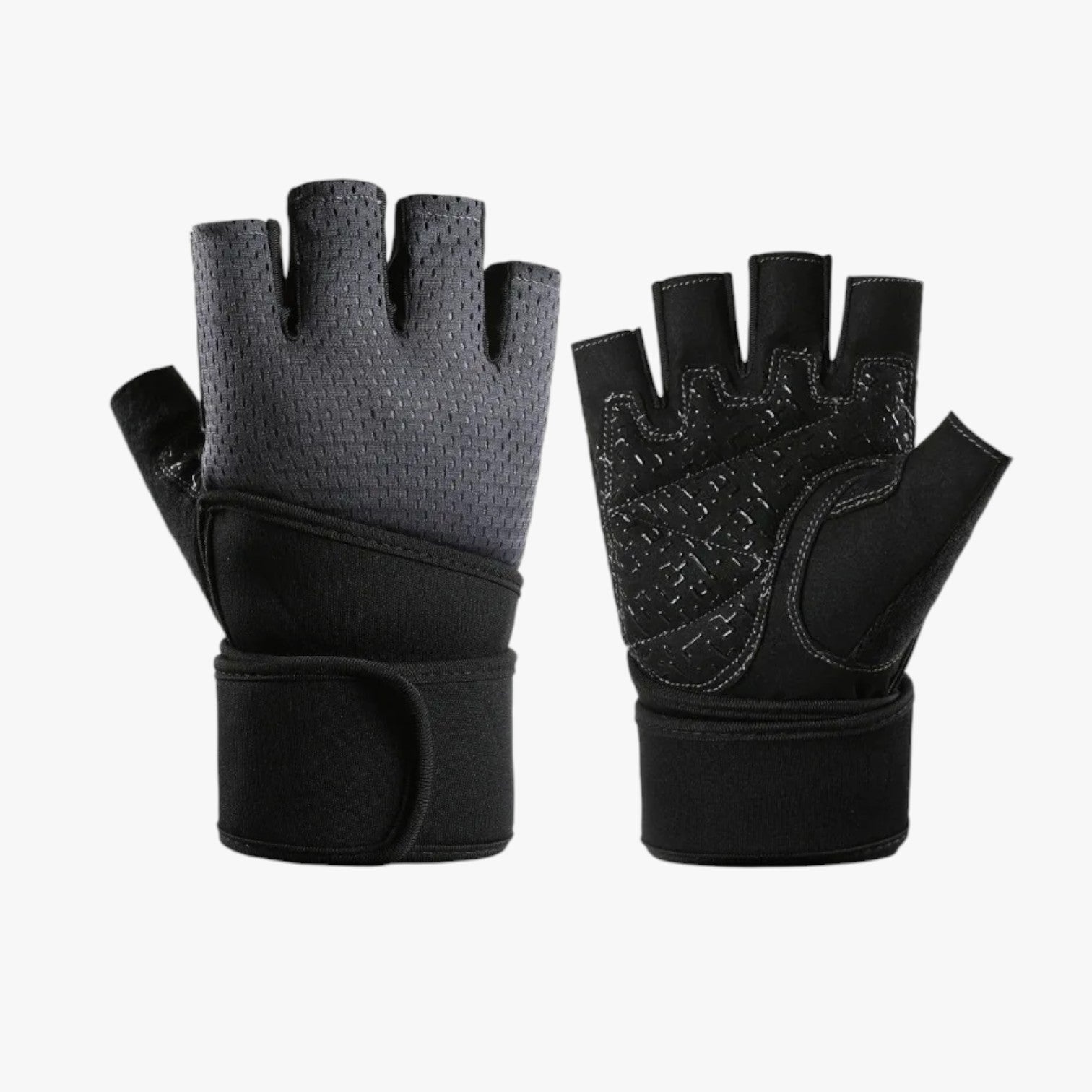Guanti da palestra con grip antiscivolo e supporto polso Uomo - Grigio Cina - alvin | guanti da palestra con grip antiscivolo e supporto polso - €25 antiscivolo gloves gloves for men grip guanti guanti palestra mens gloves palestra polso supporto - Concept Palermo