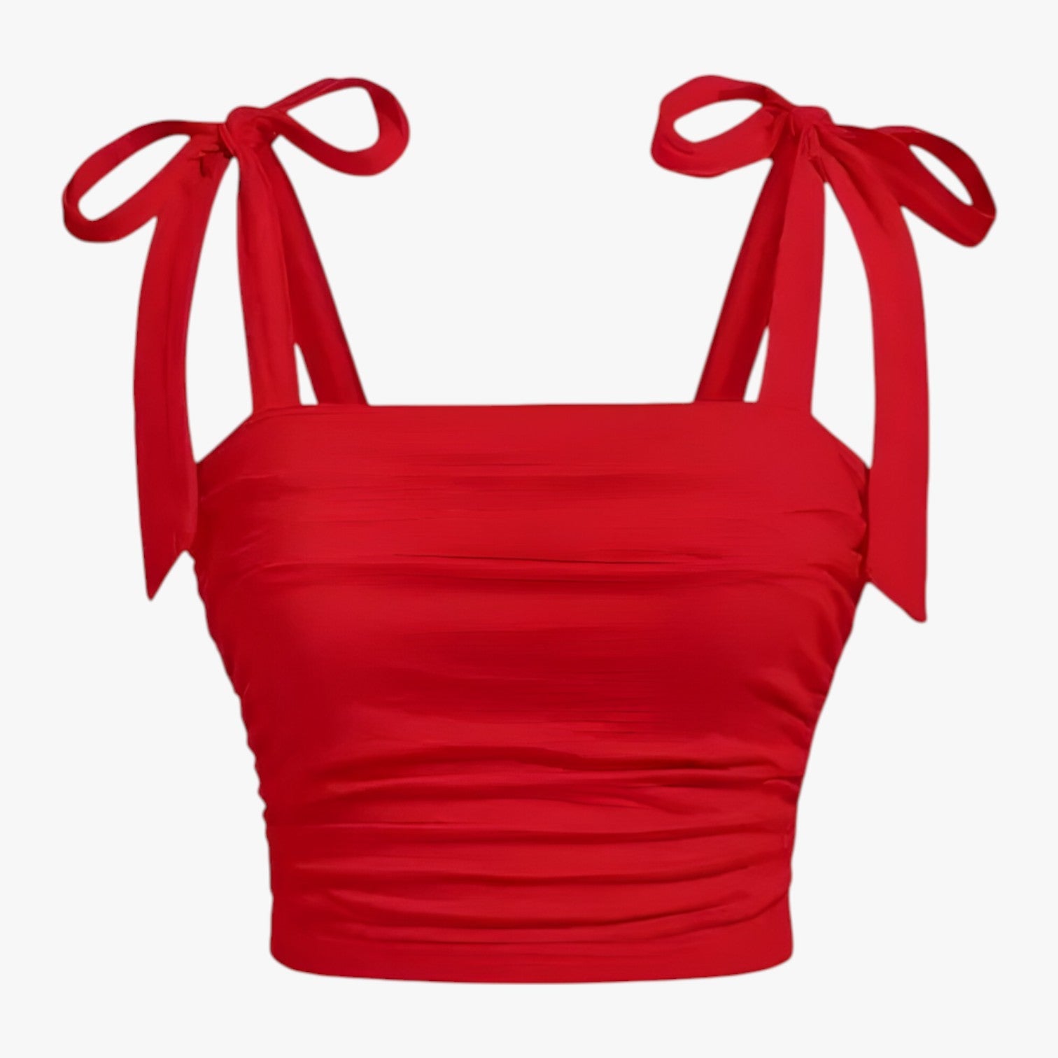Top corto senza spalle rosa - Rosso - spalle talia | top corto senza spalle rosa - €25 - Concept Palermo
