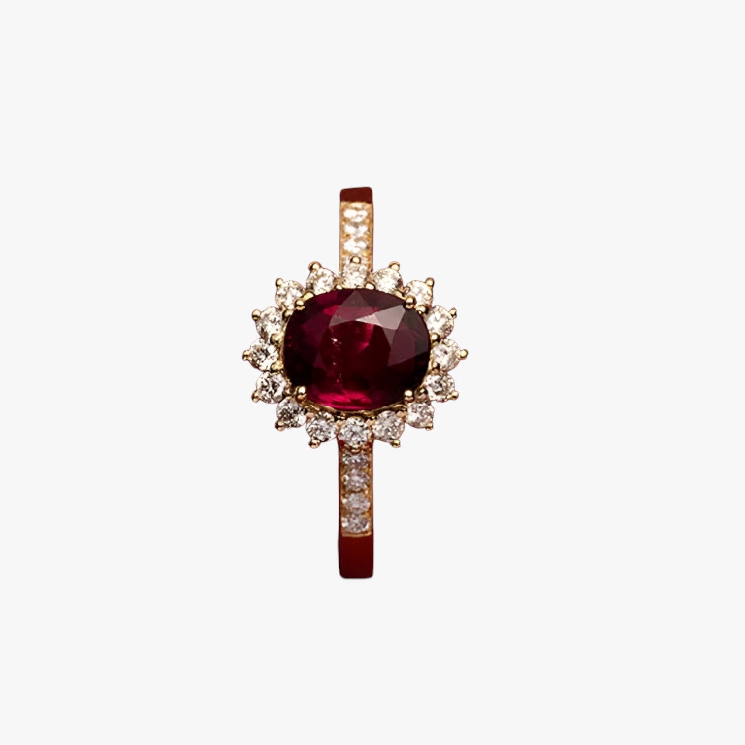 Anello vintage con flair reale e scintillante aspetto di rubino Oro Uomo - - anello anello vintage aspetto flair jewelry reale Rings rubino scintillante womens ring - Concept Palermo