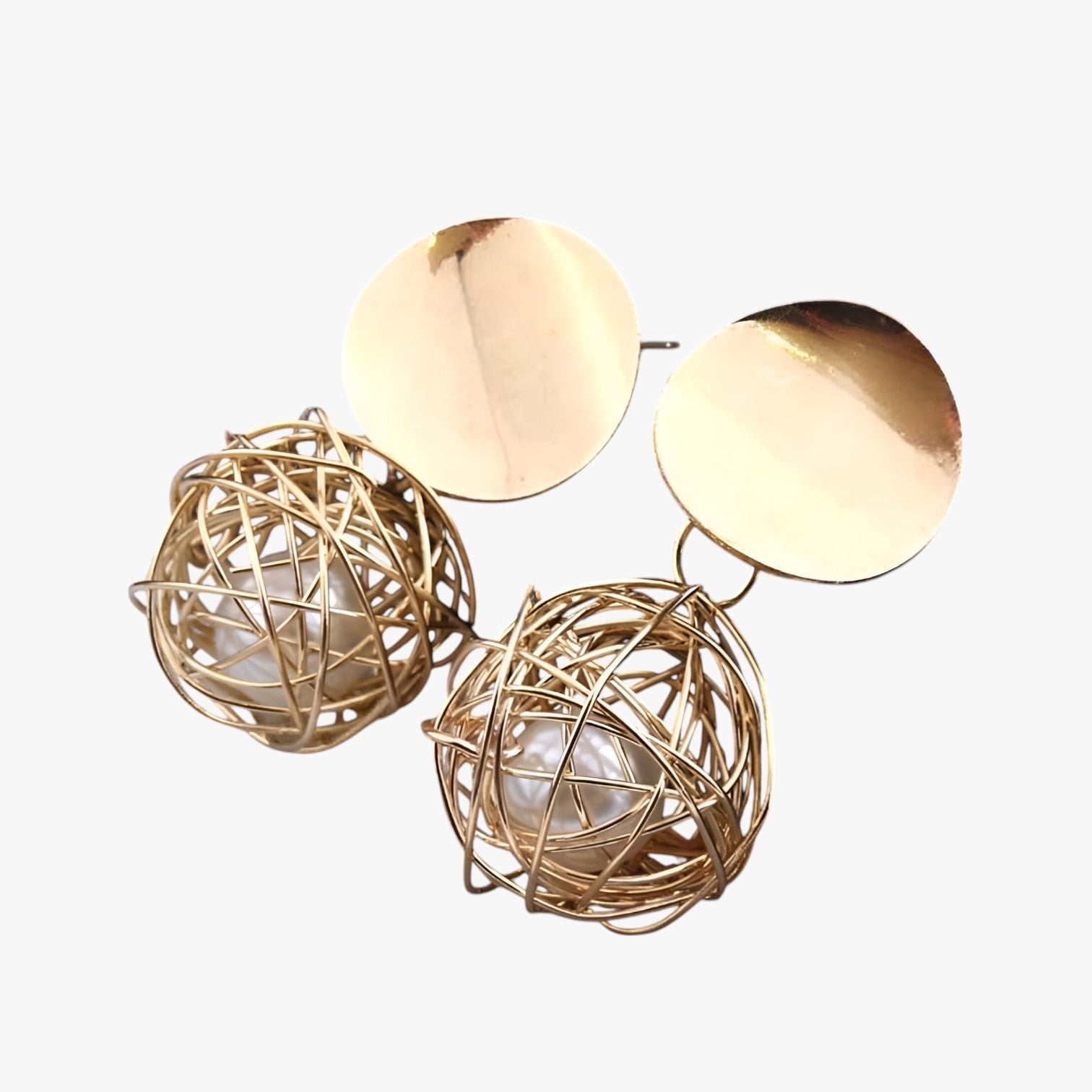Orecchini a sfera in oro - con un tocco vintage Donna - - donna EARRINGS jewelry New Fashion Earrings orecchini orecchini sfera sfera tocco vintage womens earring - Concept Palermo