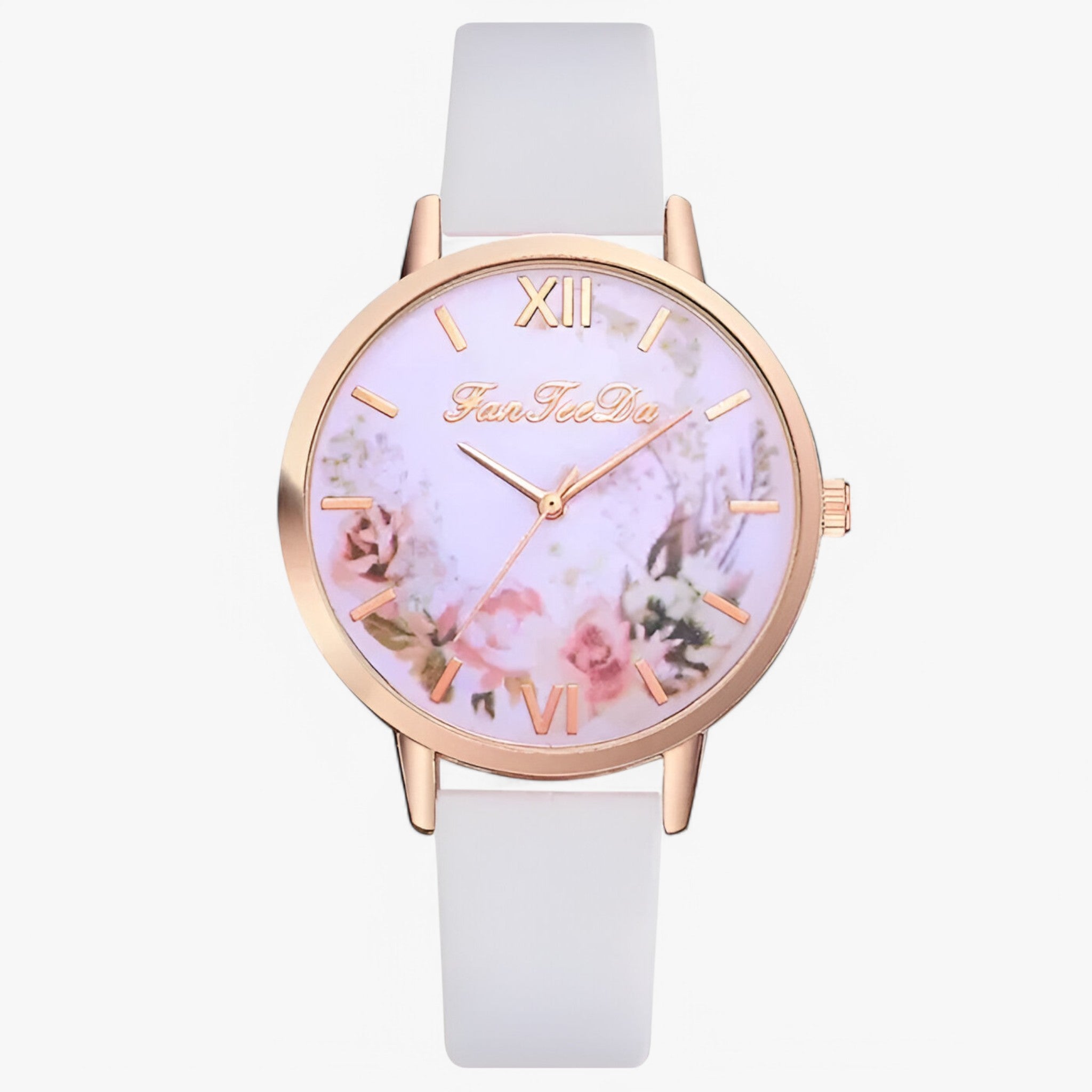 Orologio da donna con cinturino in pelle e design semplice e alla moda - Bianca - alla cinturino design donna female watch moda orologio orologio donna pelle watch for women - Concept Palermo